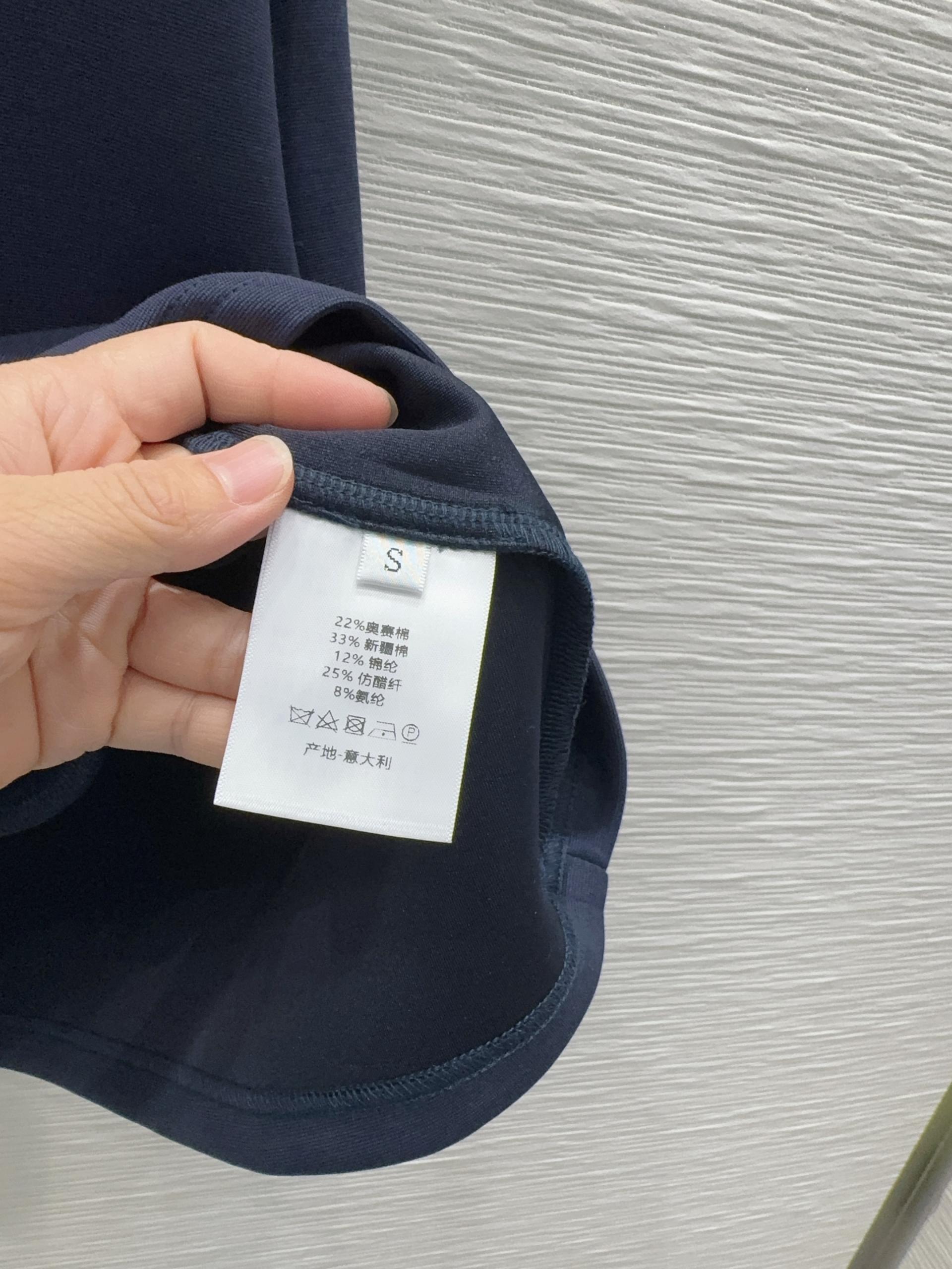 Dior CD 디올 레트로 스포츠 폴로 반팔 원피스 의류