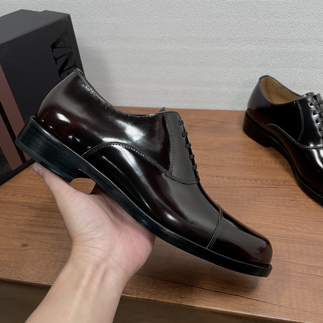 Zegna 제냐 브러쉬드 오피스 정장화 (옥스퍼드) 구두 신발