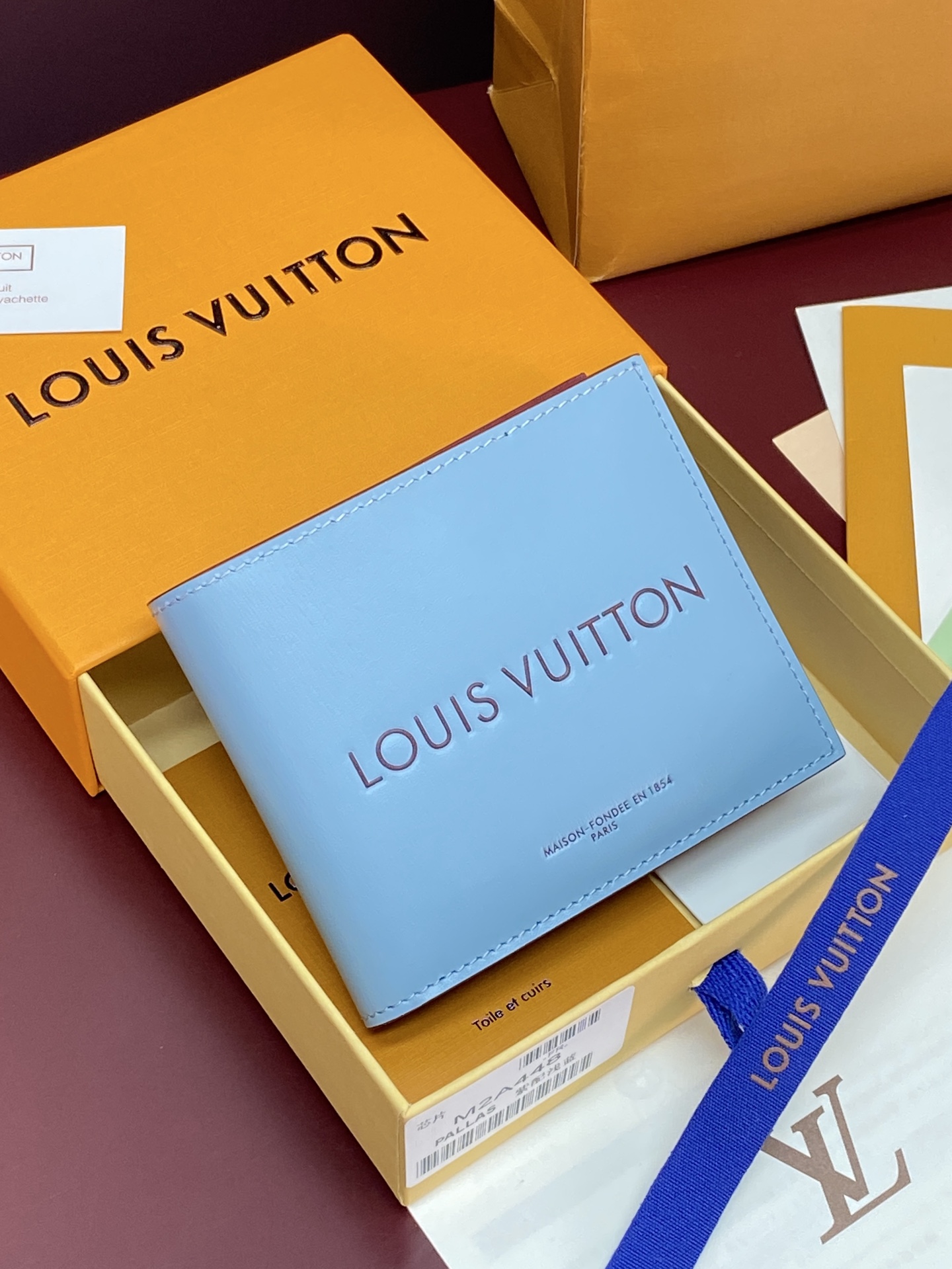 [Louis Vuitton] LV 루이비통 쇼퍼백 모티브 SLENDER 슬렌더 월렛 지갑 M2A448