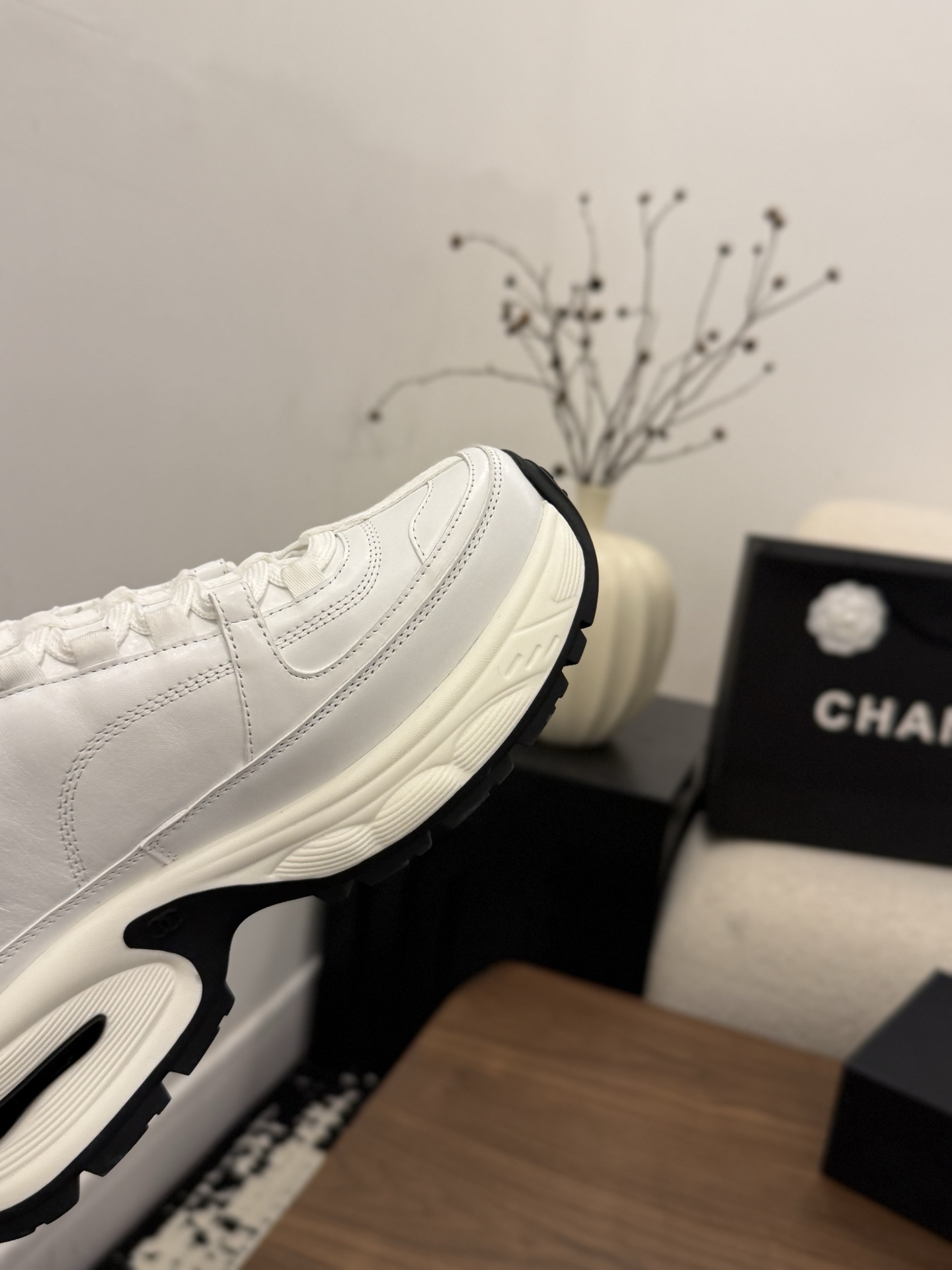 샤넬(CHANEL) 배색 캐주얼 스니커즈 신발