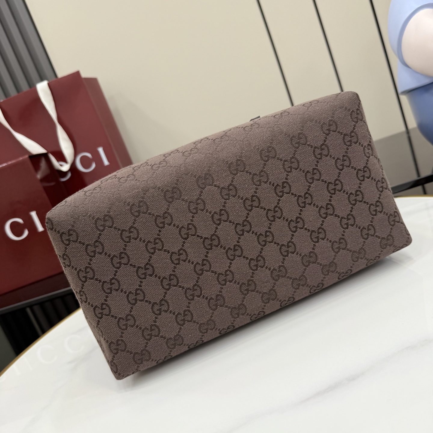 [Gucci] 구찌 (Generation) GG 캔버스 보스턴백 (다크 브라운) 가방