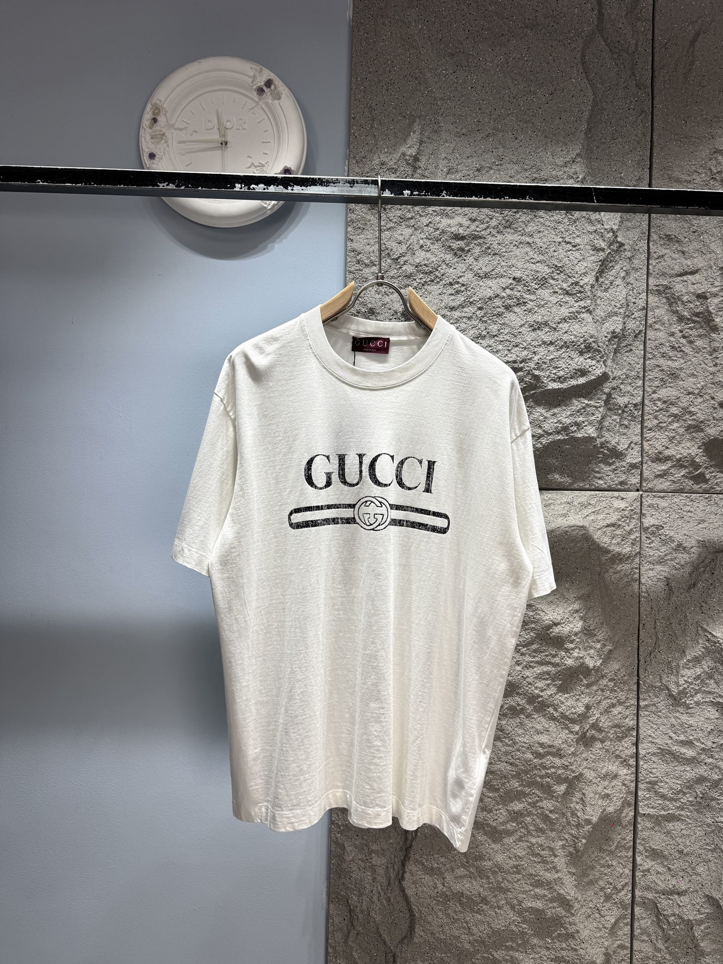 구찌(GUCCI) 빈티지 레터링 반팔 티셔츠 상의 의류