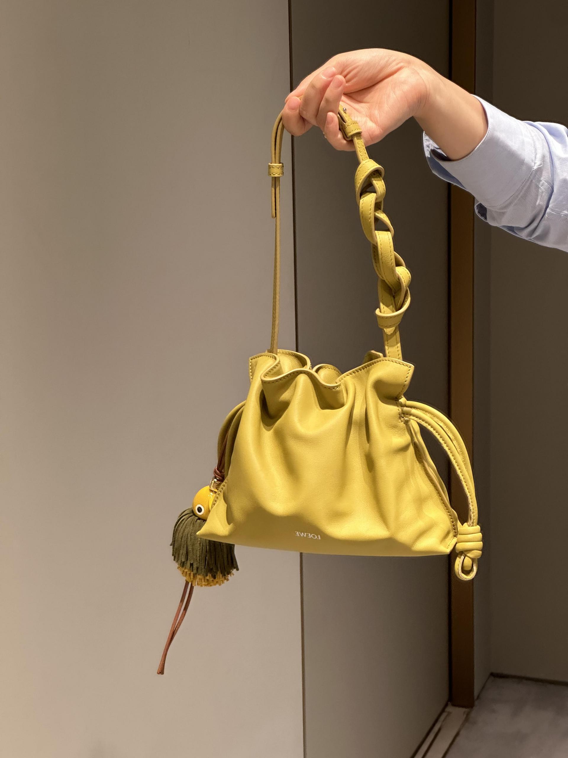 LOEWE 로에베 Flamenco 플라멩코 퍼스 나파 카프스킨 파우치 숄더백 가방