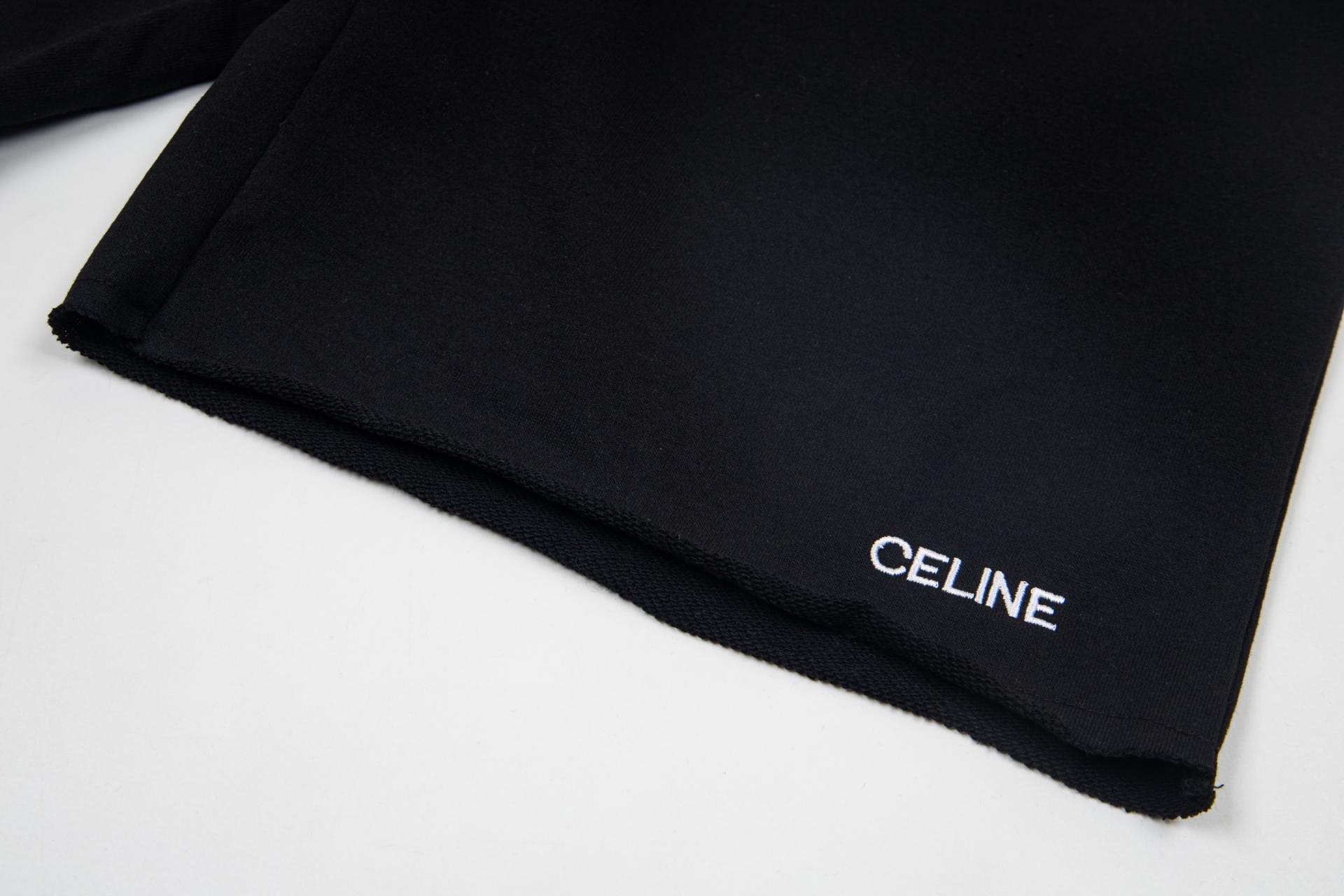 셀린느(CELINE) 로고 프린트 쇼츠 하의 의류