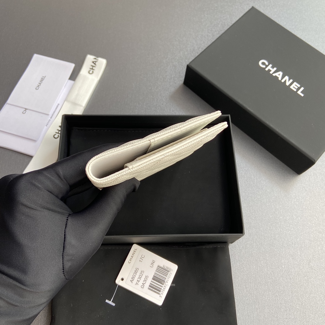 [Chanel] 샤넬 램스킨 퀼팅 패스포트 홀더/여권 지갑