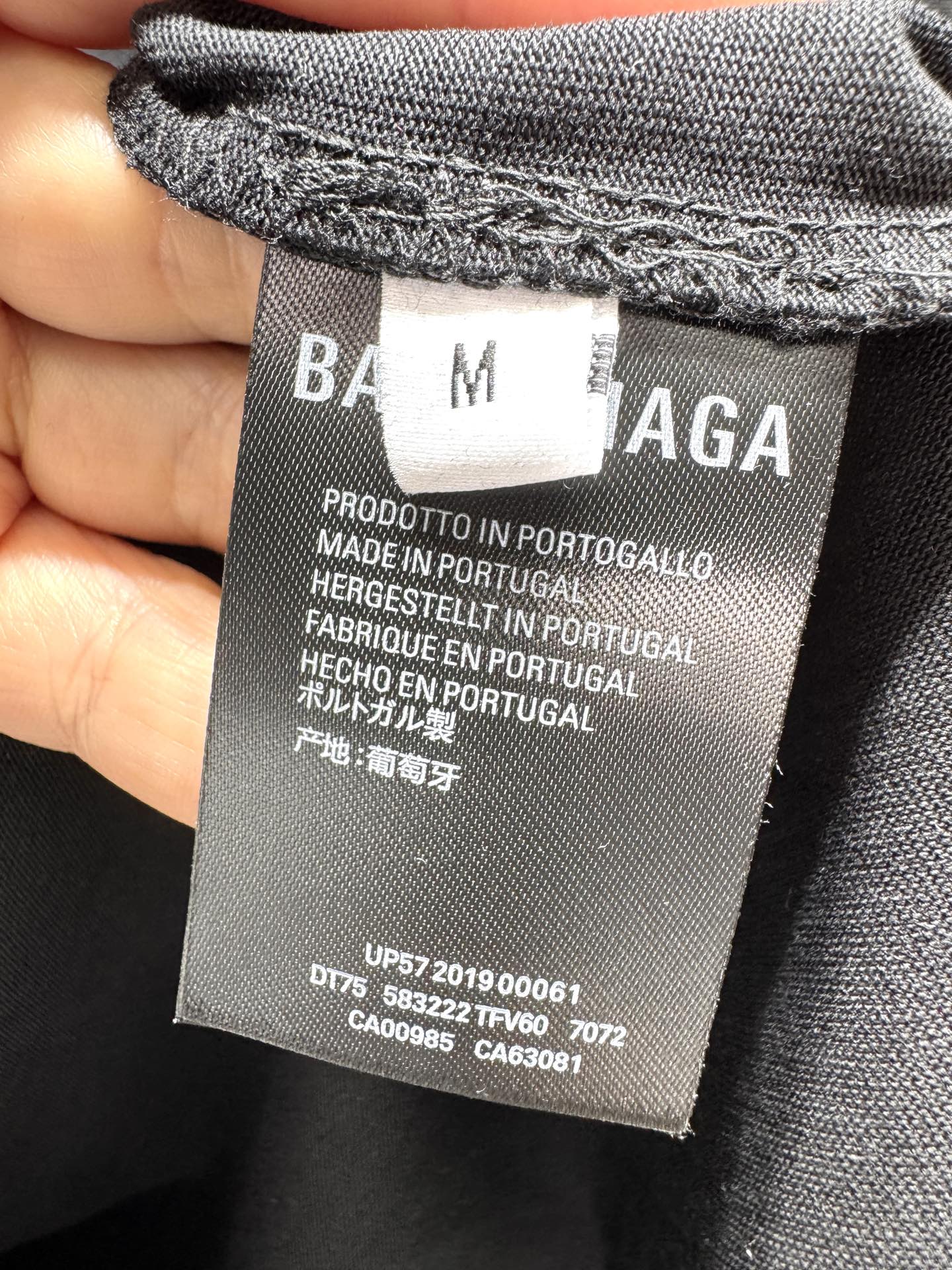 발렌시아가(BALENCIAGA) 핫픽스 레터링 반팔 티셔츠 상의 의류