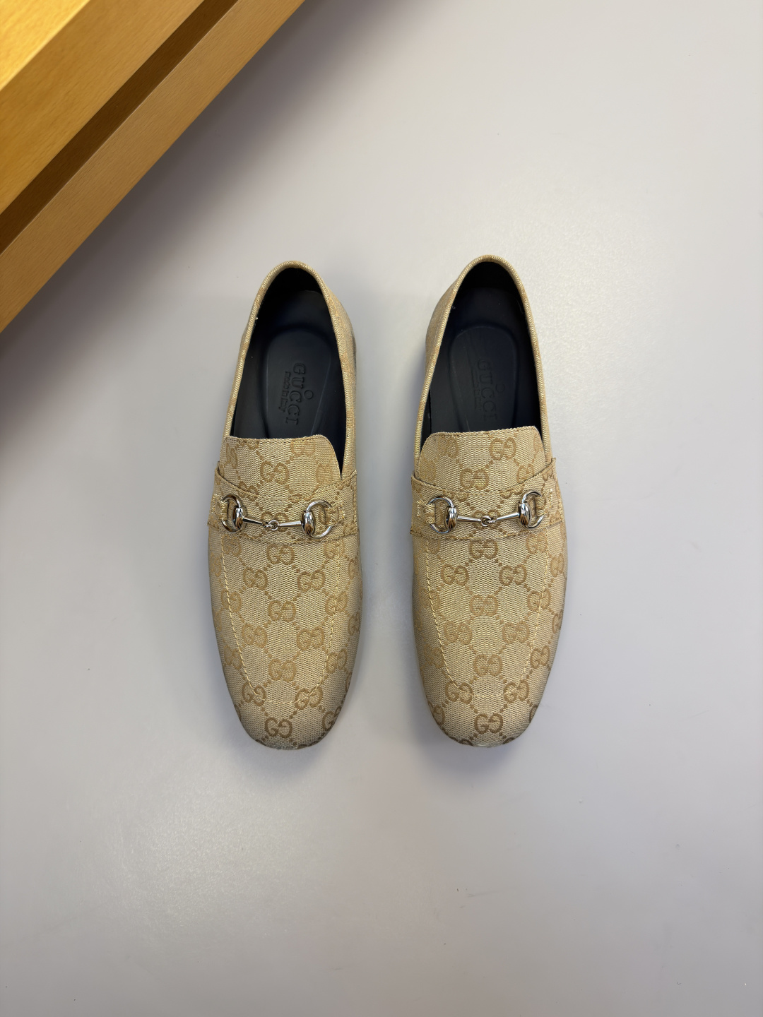 GUCCI 구찌 브랜드 패턴 빈티지 로퍼 구두 신발
