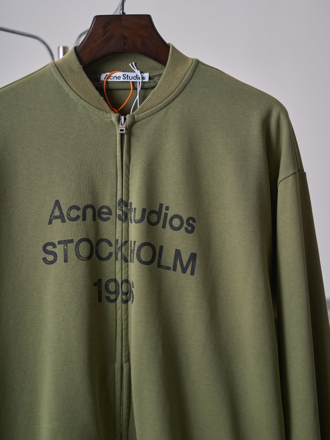 아크네(Acne studios) 빈티지 로고 집업 재킷 상의 의류