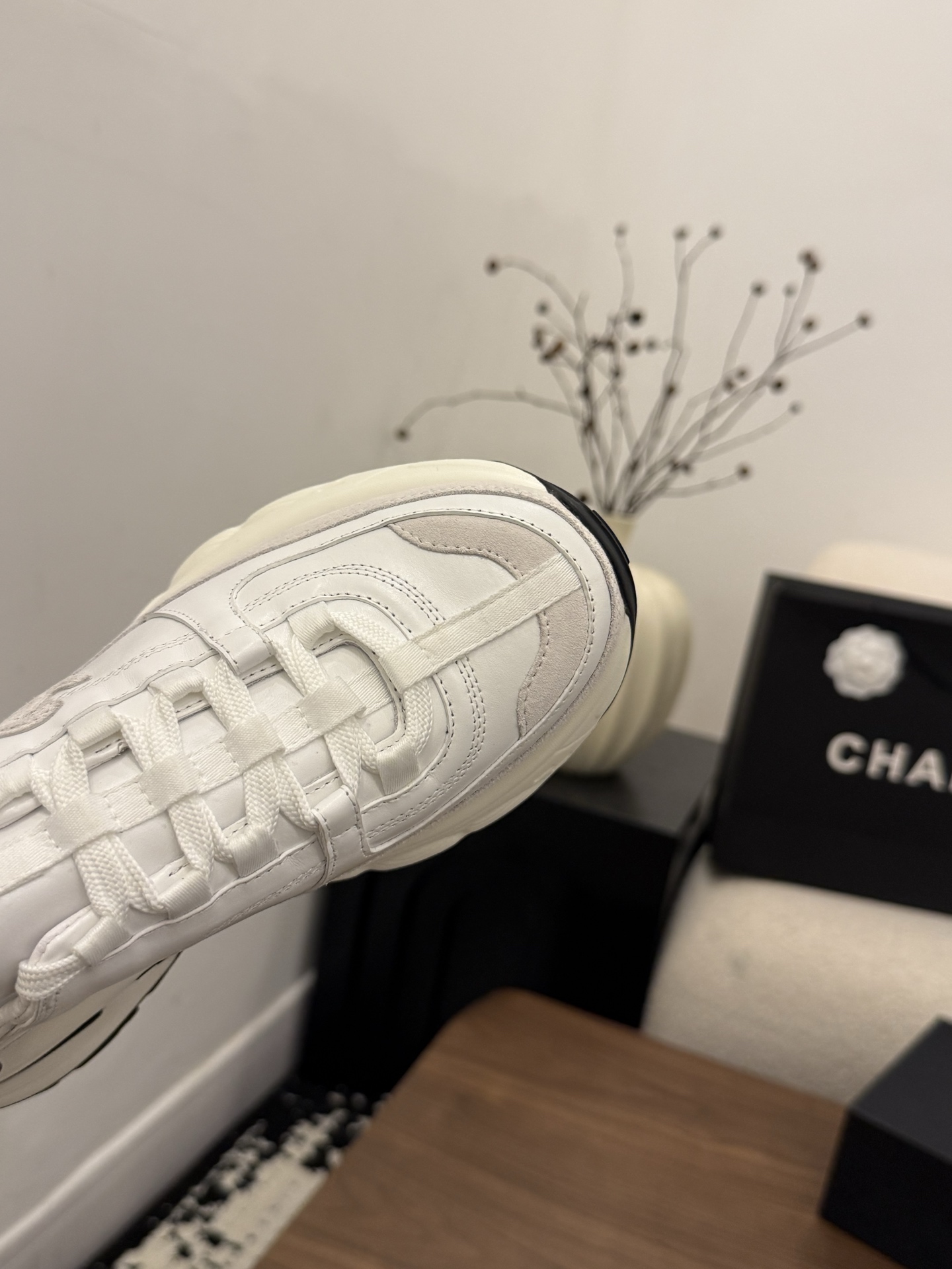 샤넬(CHANEL) 배색 캐주얼 스니커즈 신발