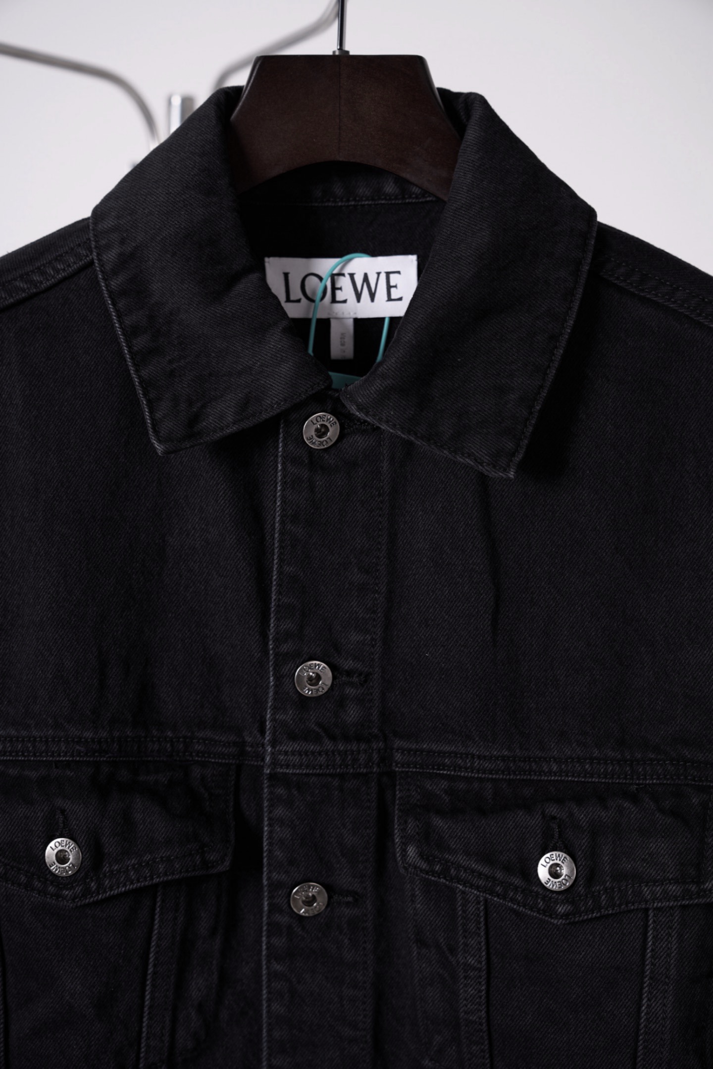 로에베(LOEWE) 워싱 데님 재킷 상의 의류