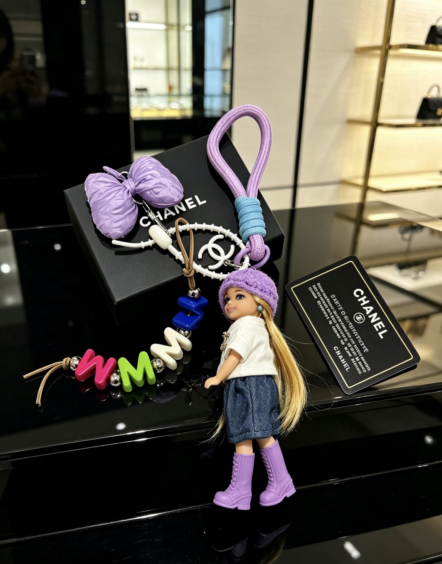 샤넬(CHANEL) 빈티지 체인 참 키링 악세사리