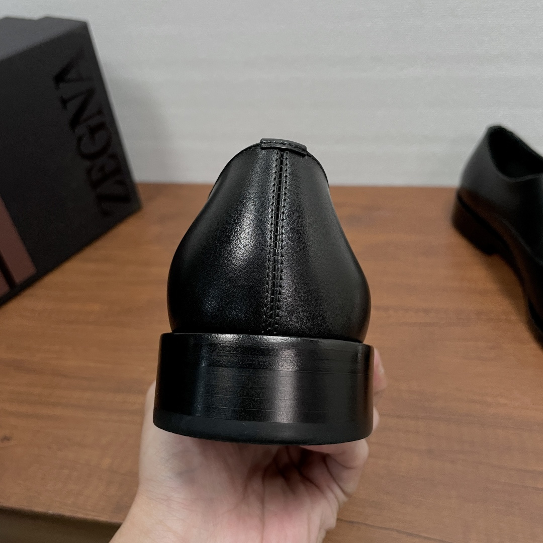 Zegna 제냐 브러쉬드 오피스 정장화 (옥스퍼드) 구두 신발