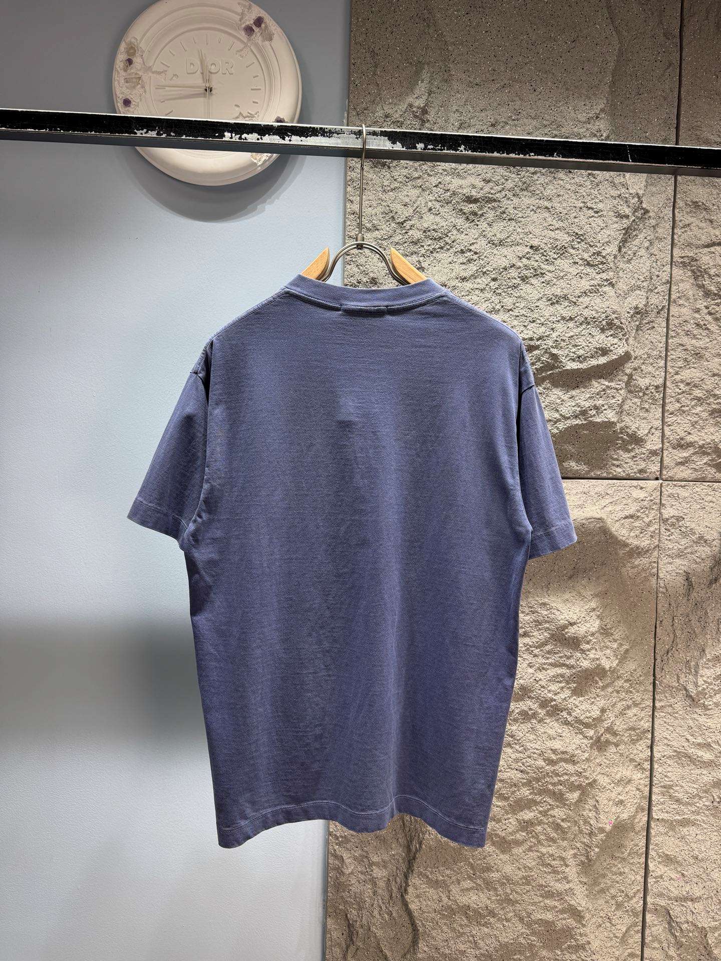 알렉산더왕(Alexander Wang) 레터링 그래픽 워싱 반팔 티셔츠 상의 의류