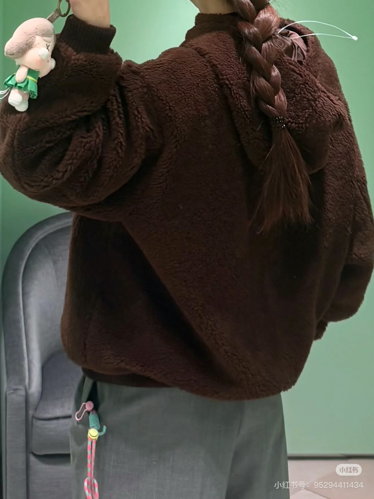 프라다(PRADA) 시어링 후드 집업 재킷 상의 의류