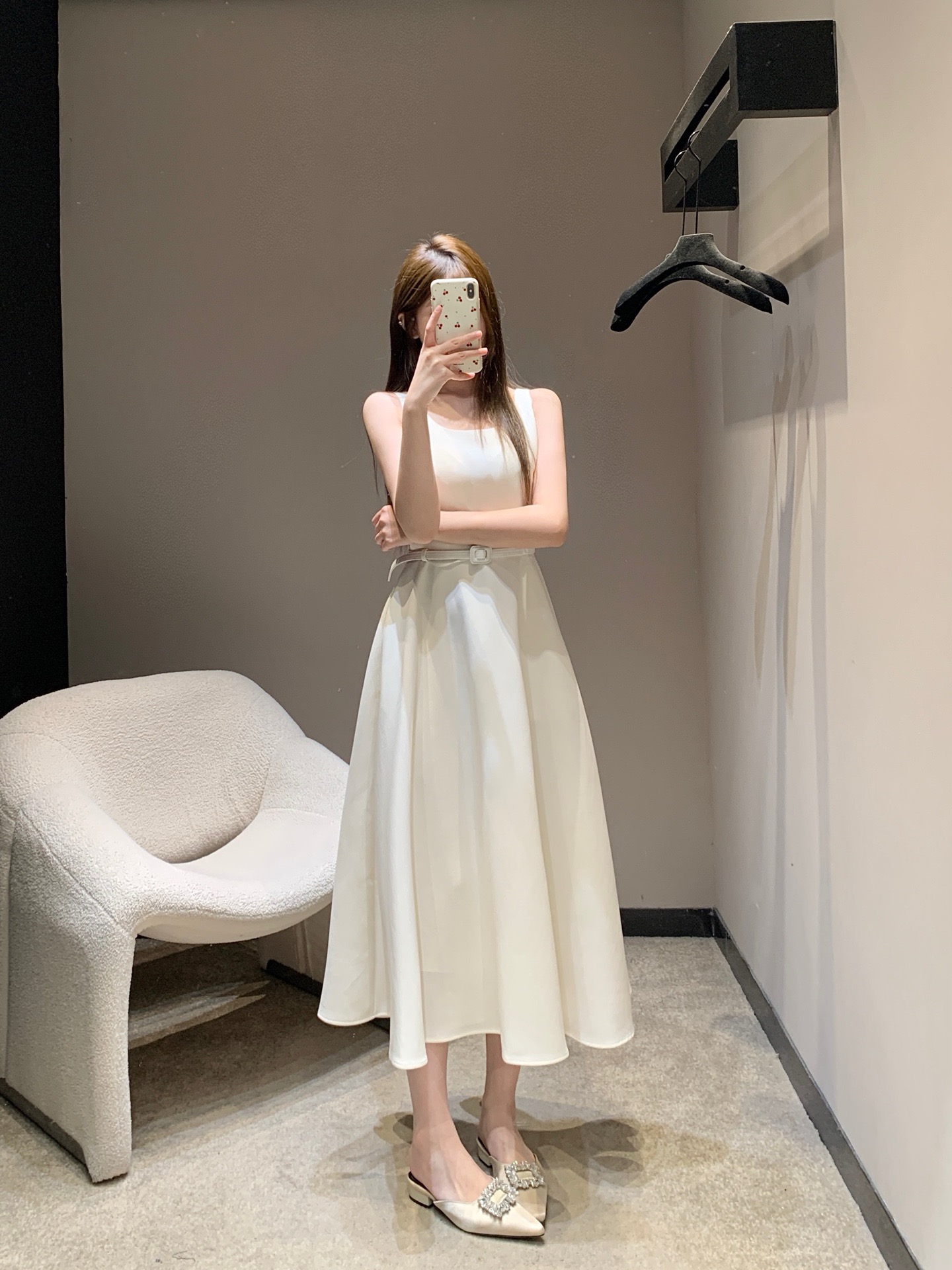 Dior 디올 26SS 울-실크 벨티드 슬림핏 원피스 의류