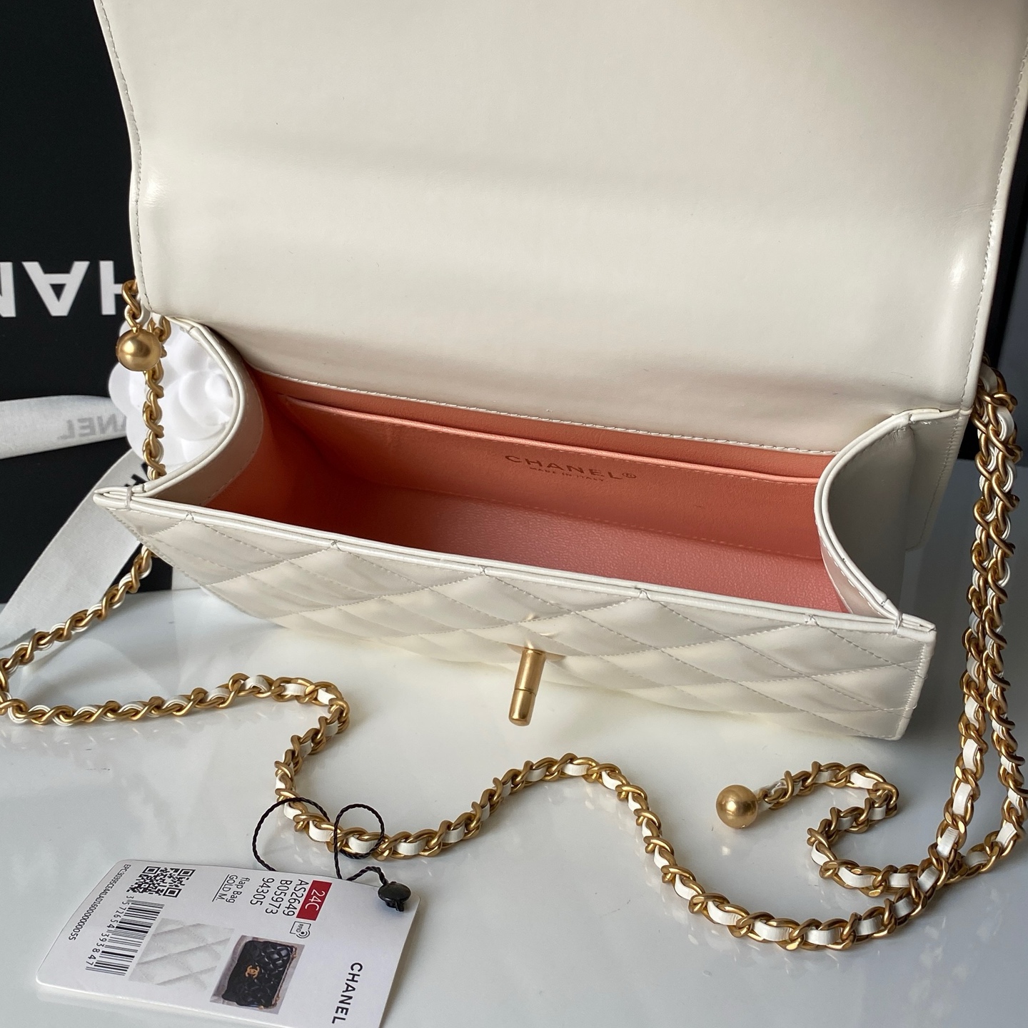 CHANEL 샤넬 24C 미니 볼링형 체인 미니 백 가방