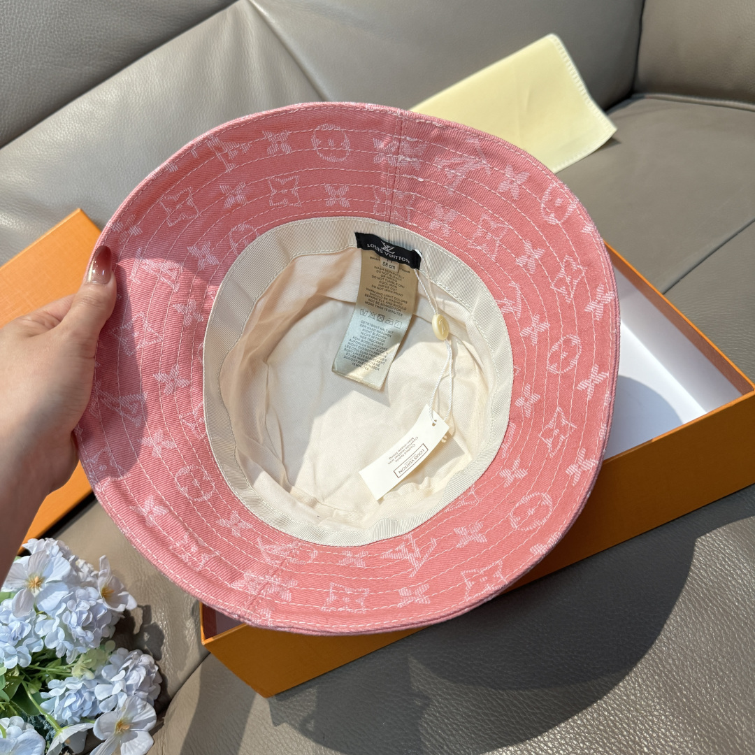 루이비통(LV) 모노그램 데님 자카드 버킷햇 모자