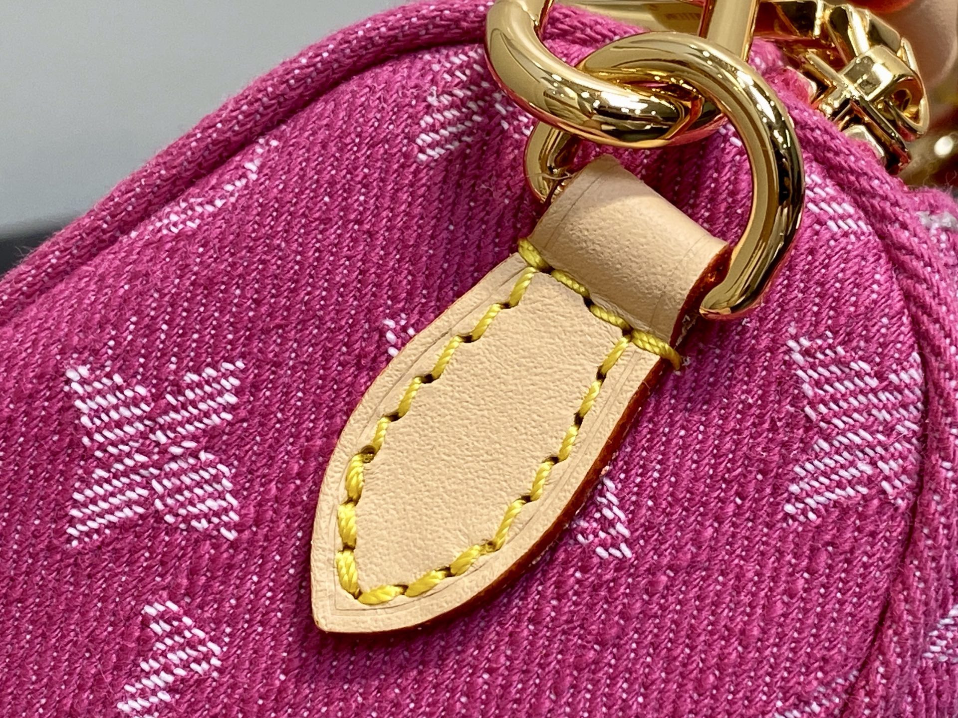 [Louis Vuitton] LV 루이비통 모노그램 데님 나노 스피디 (로즈 핑크) 가방