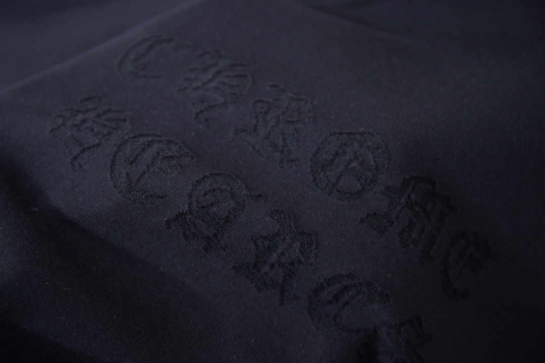 크롬하츠(Chrome Hearts) 레이저 패턴 반팔 티셔츠 상의 의류