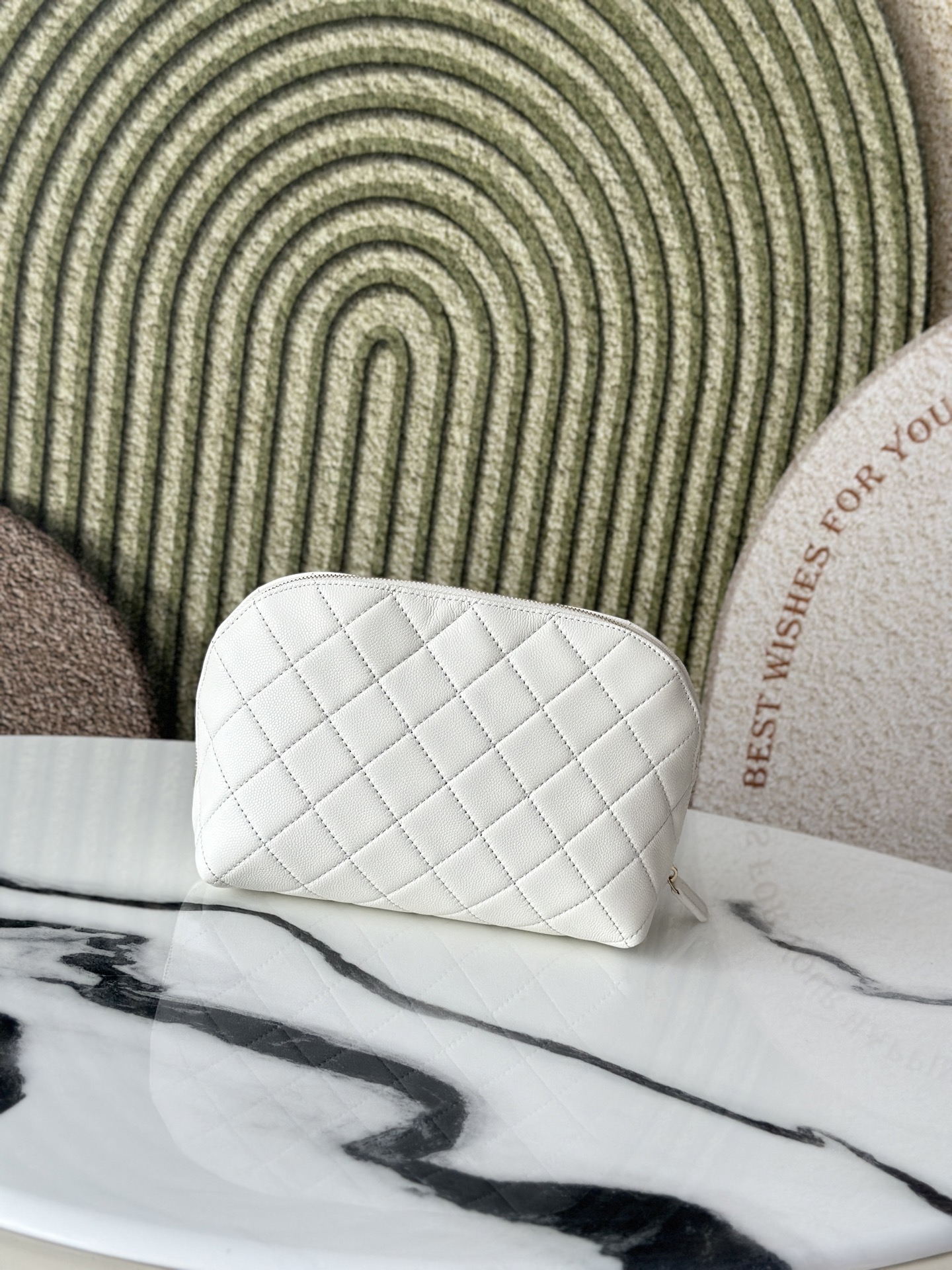 Chanel 샤넬 24B 쉘 메이크업 파우치 백 가방