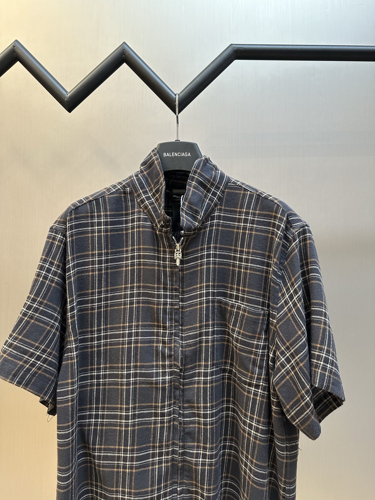 크롬하츠(CHROME HEARTS) 체크 집업 셔츠 의류