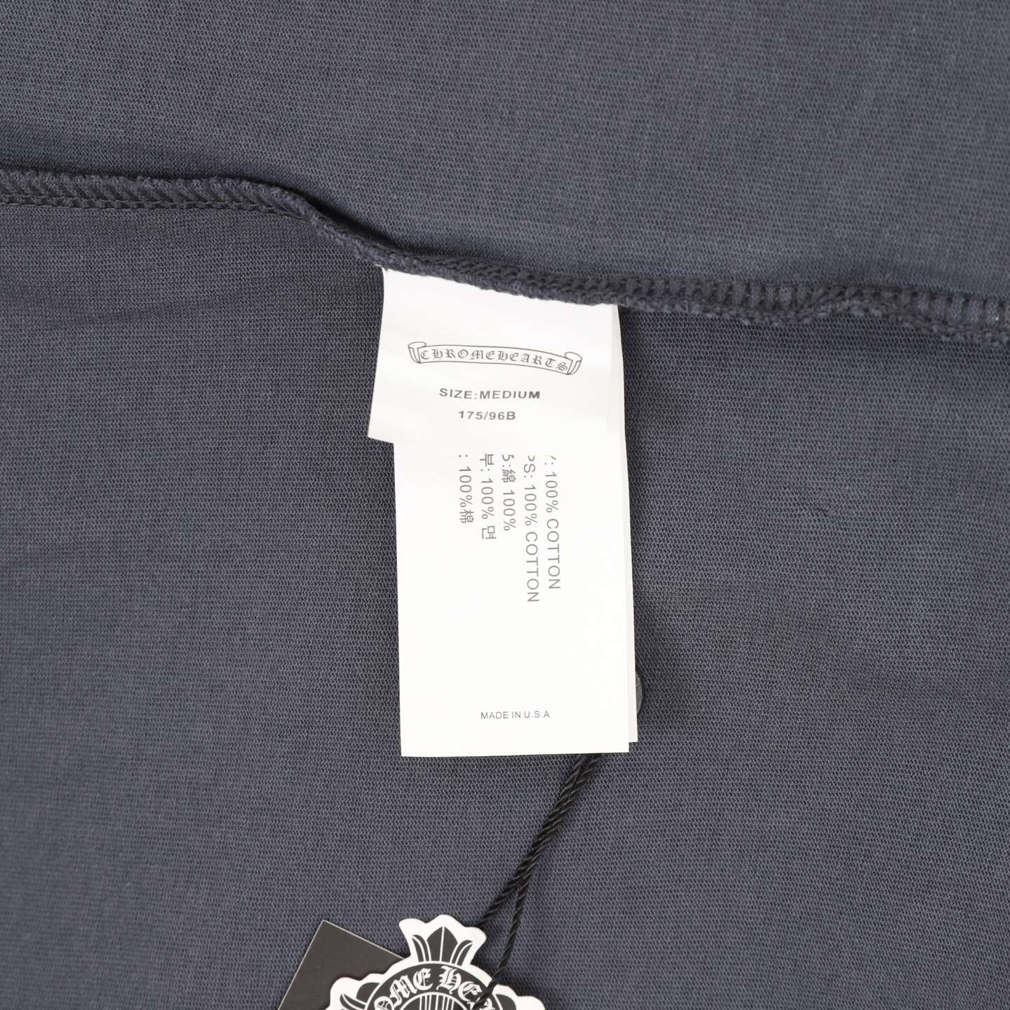 크롬하츠(CHROME HEARTS) 고딕 레터링 멀티 크로스 반팔 티셔츠 상의 의류