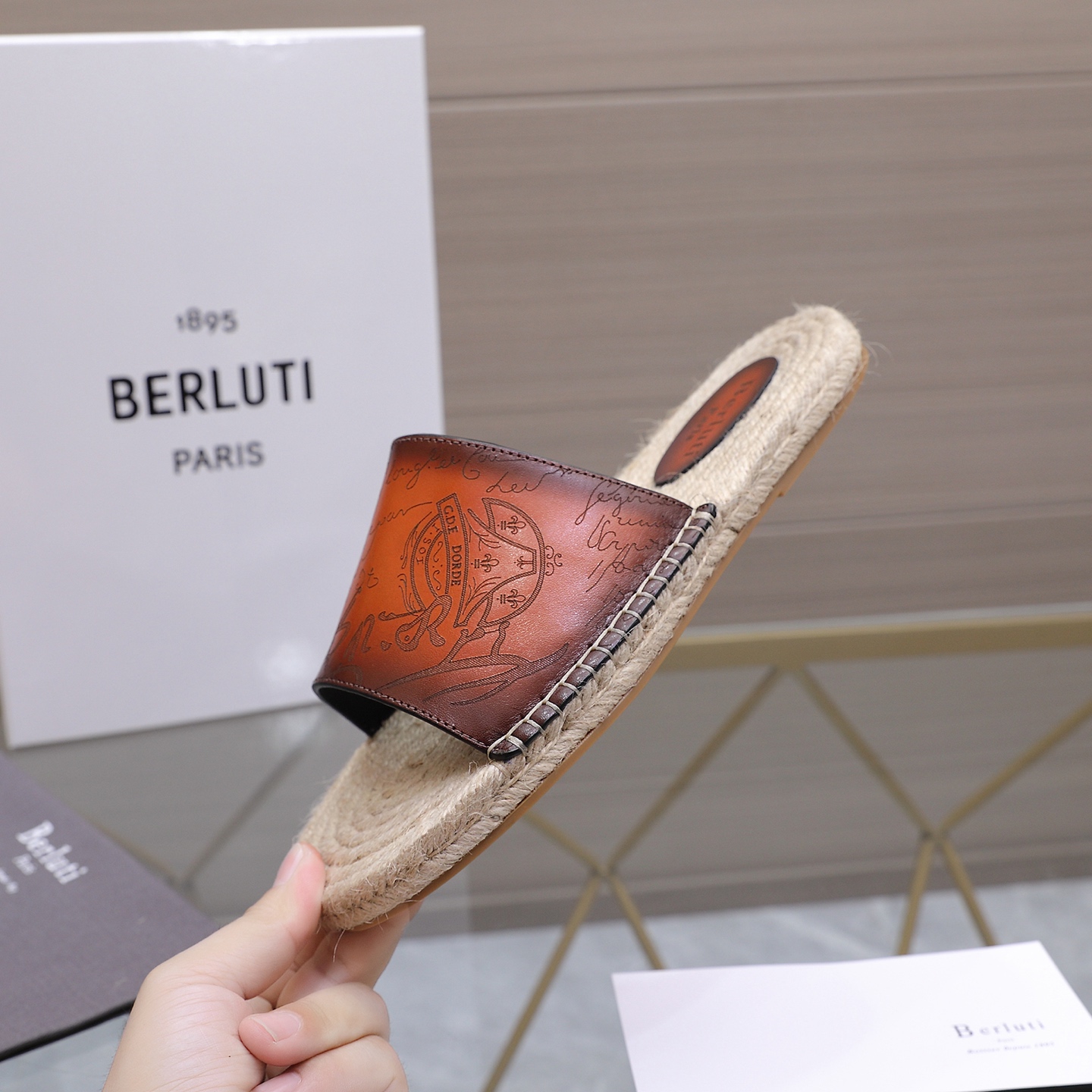 Berluti 벨루티 에지(Edge) Alessandro 알레산드로 슬리퍼 신발