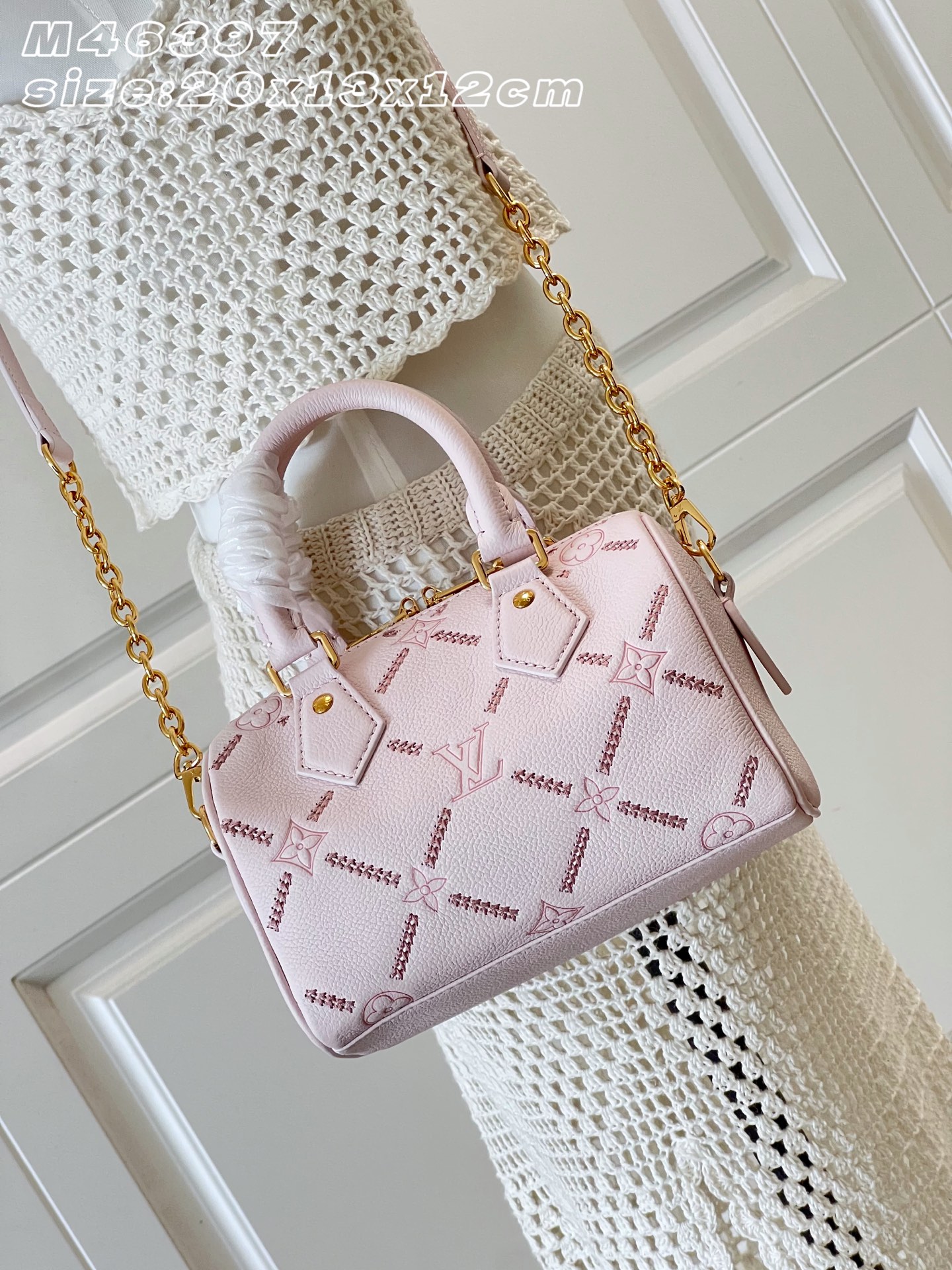 [Louis Vuitton] LV 루이비통 스피디 반둘리에 20 앙프레인트 토트백 가방