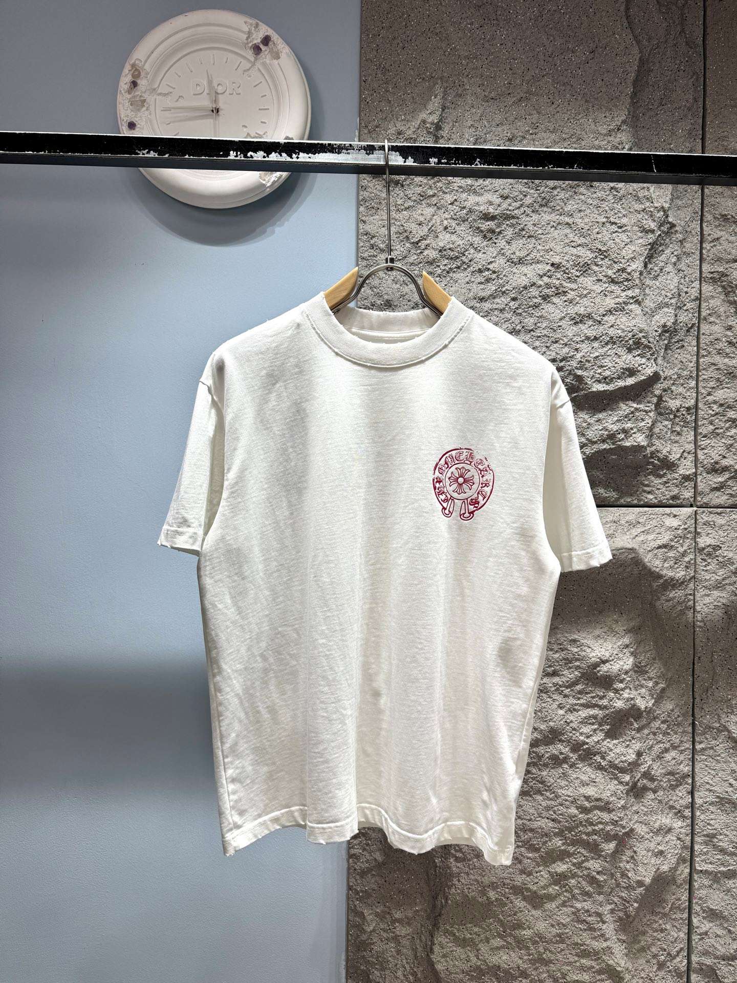 크롬하츠(CHROME HEARTS) 빈티지 호스슈 그래픽 반팔 티셔츠 상의 의류