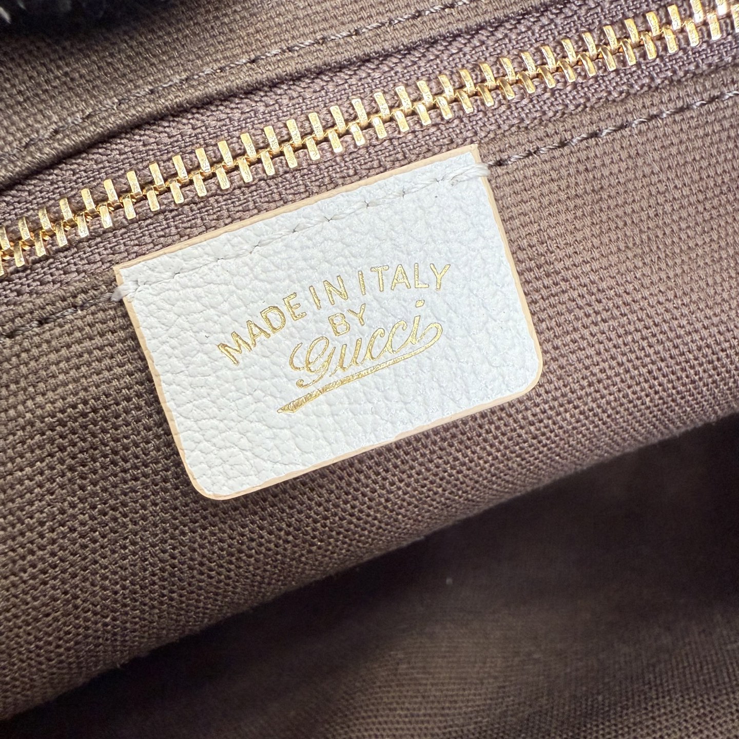 GUCCI 구찌 Gucci NY 컬렉션 보르세토(Borsetto) 캔버스 핸드백 - 화이트/샌드 가방