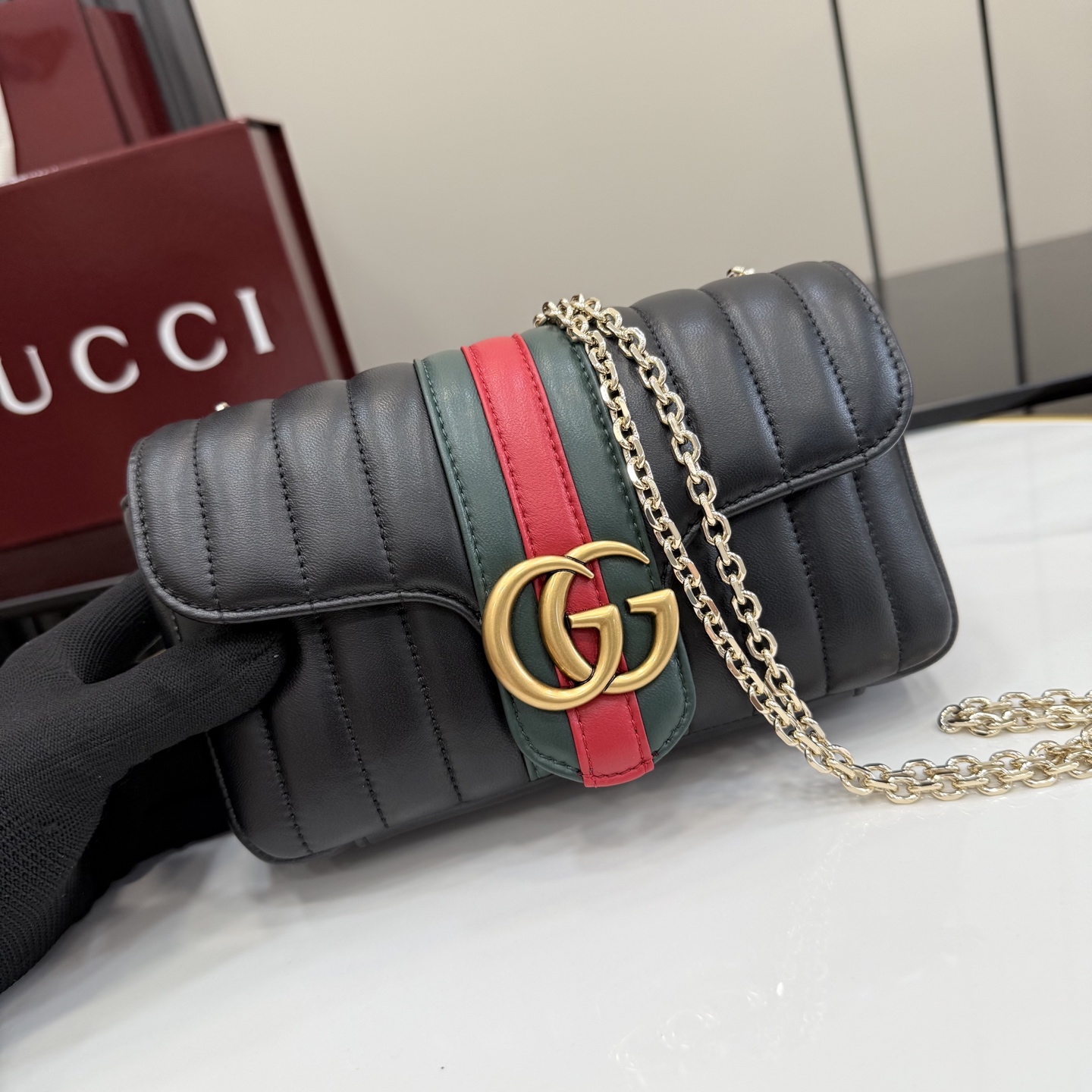 Gucci GG Marmont 구찌 미니 숄더백 가방