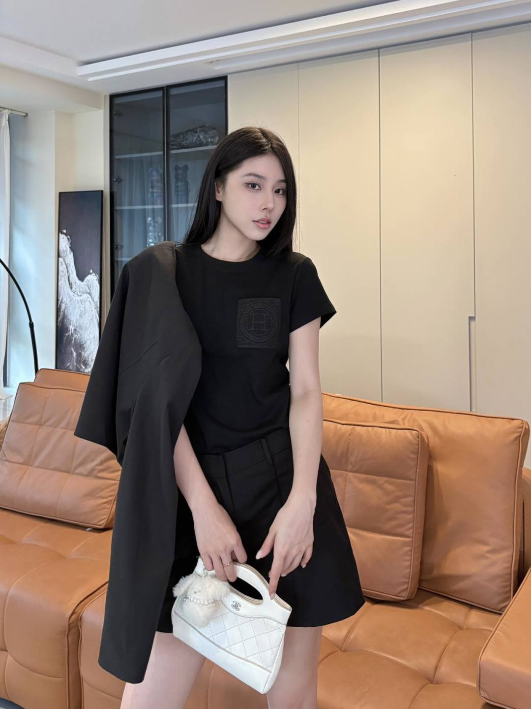 [Hermes] 에르메스 26SS 텍스처드 클래식 숏팬츠 반바지 의류