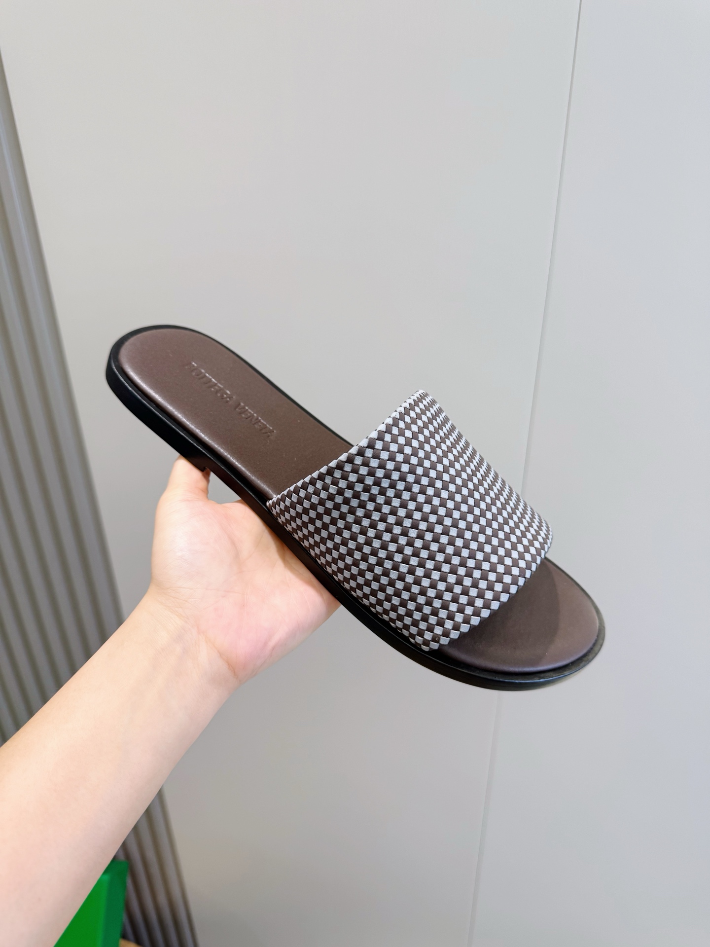 [Bottega Veneta] BV 보테가 베네타 맨즈 웨이브 레더 슬라이드 슬리퍼 신발
