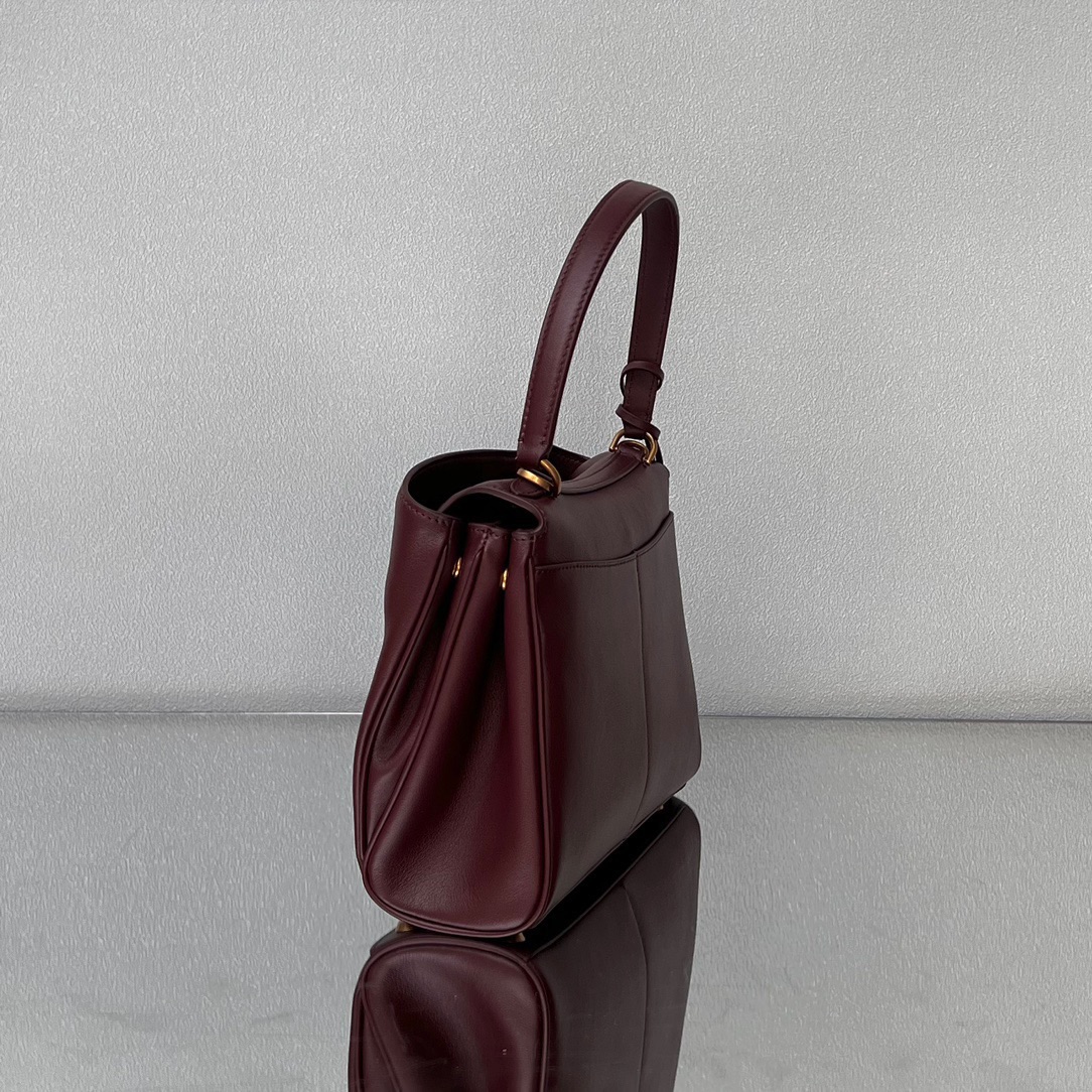 BALENCIAGA 발렌시아가 Rodeo 로데오 스몰 핸드백 (앙코라 레드 / 골드 하드웨어) 가방