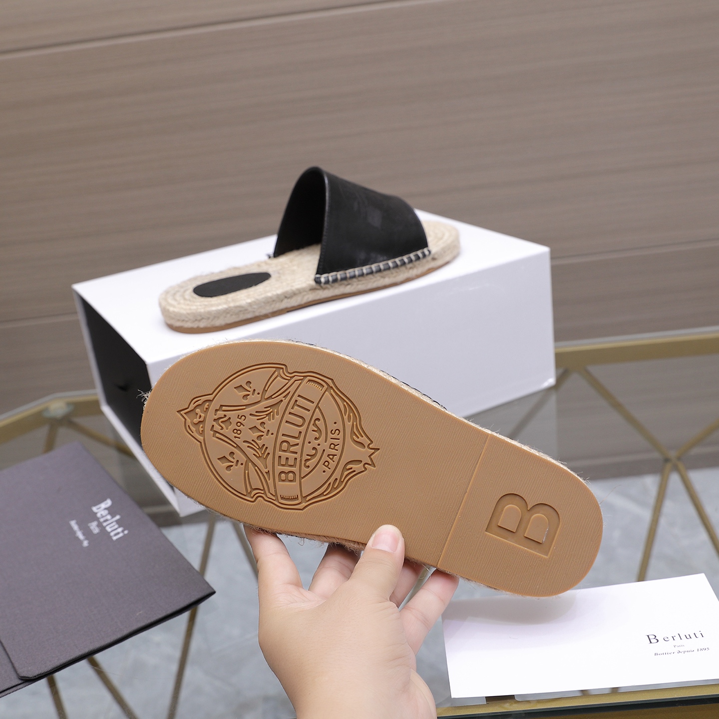 Berluti 벨루티 에지(Edge) Alessandro 알레산드로 슬리퍼 신발