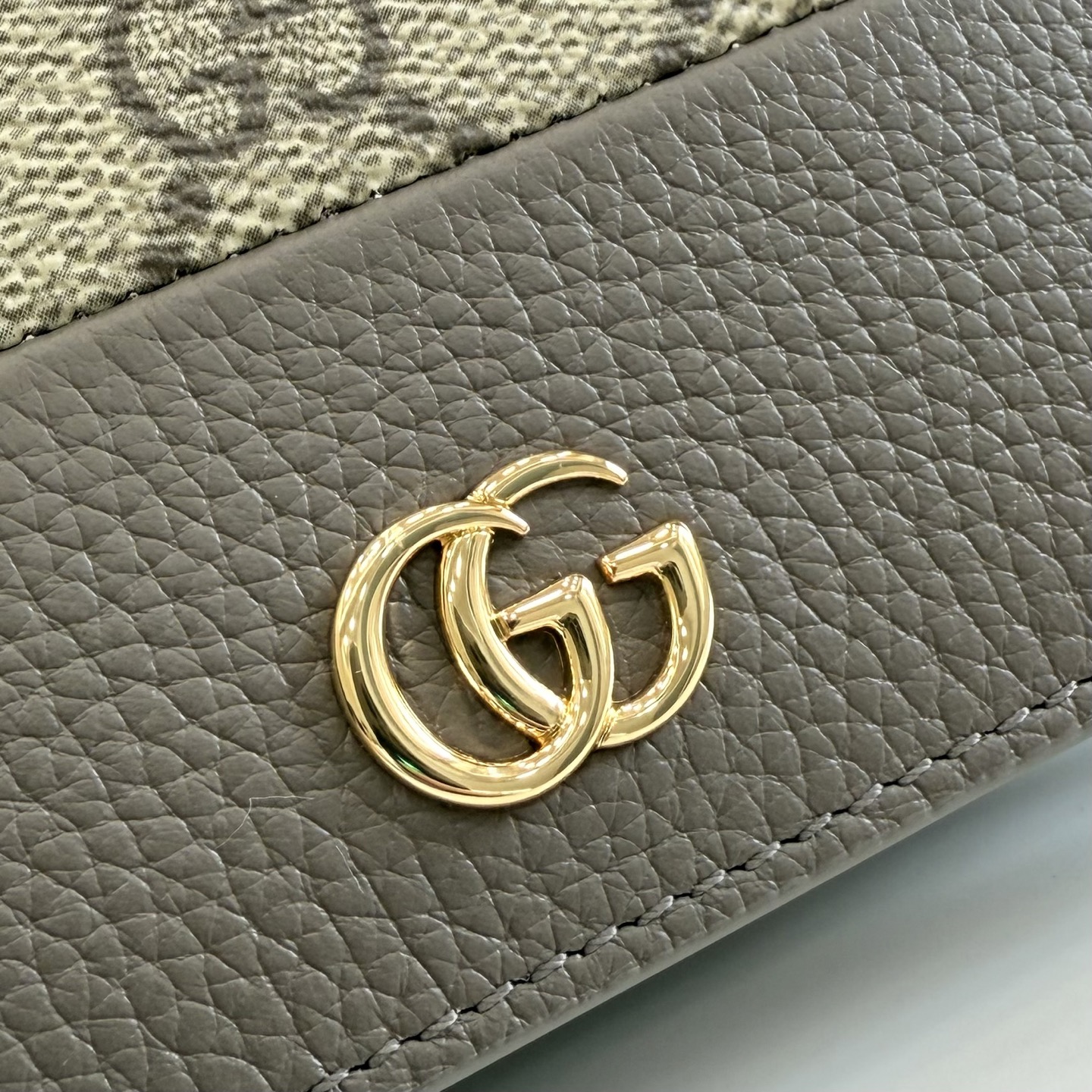 GUCCI 구찌 GG 마몽(GG Marmont) 컬렉션 - GG 수프림 캔버스 카드/반지갑