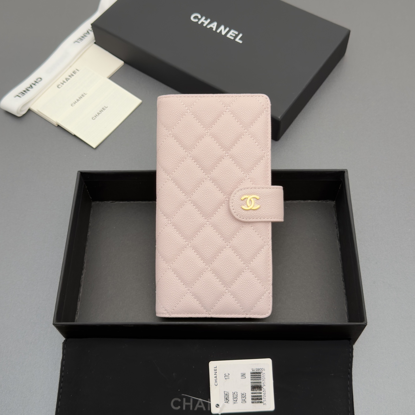 Chanel 샤넬 퀼팅 롱 월렛 지갑 복제