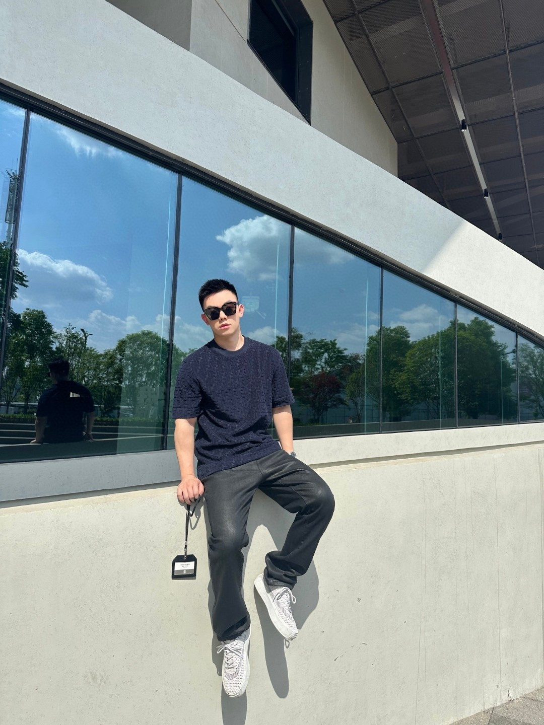 펜디(FENDI) FF 엠보 반팔 티셔츠 상의 의류