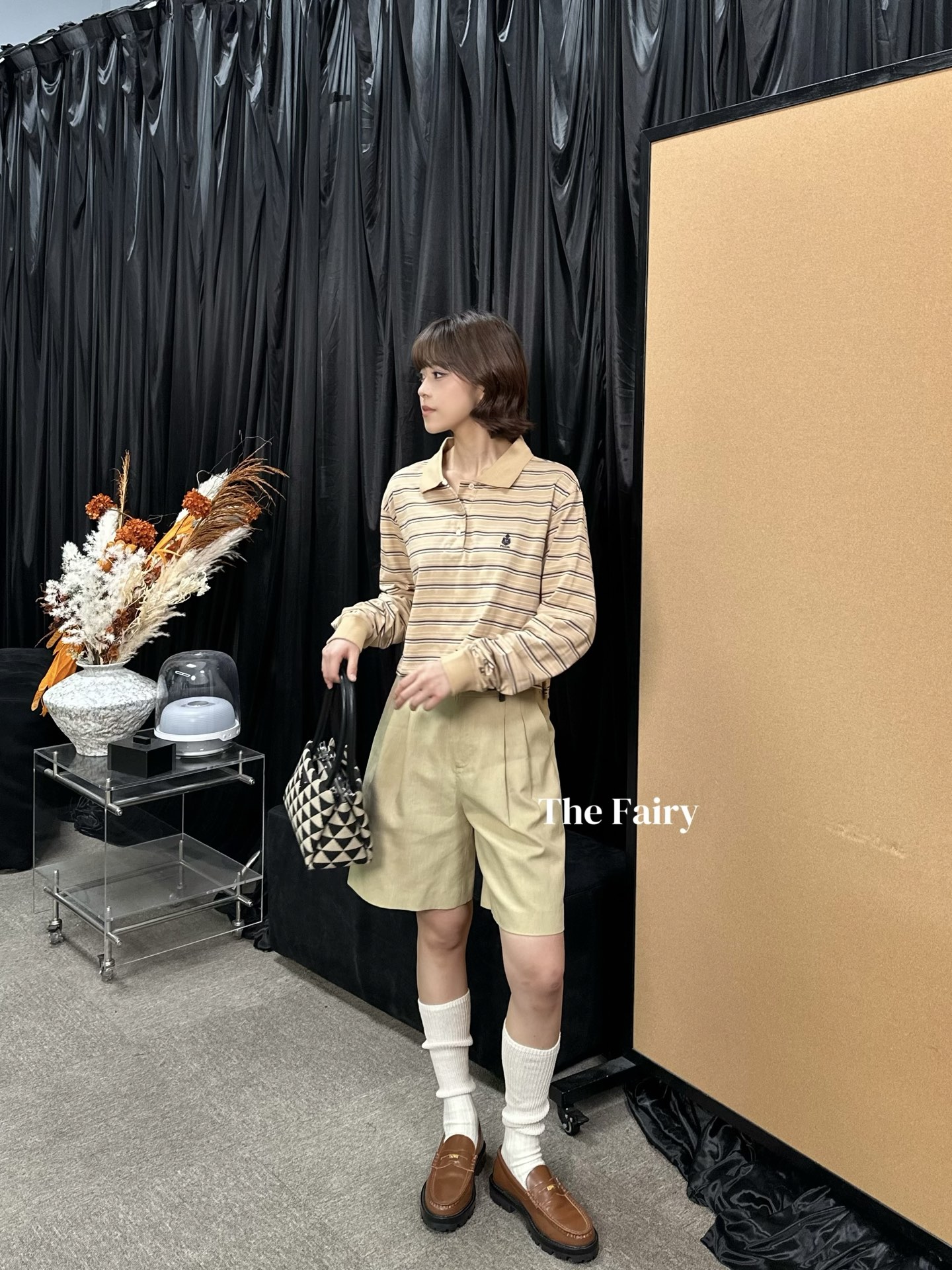 [Prada] 프라다 뉴 시즌 린넨 투톤 웨이스트 쇼츠 반바지 의류