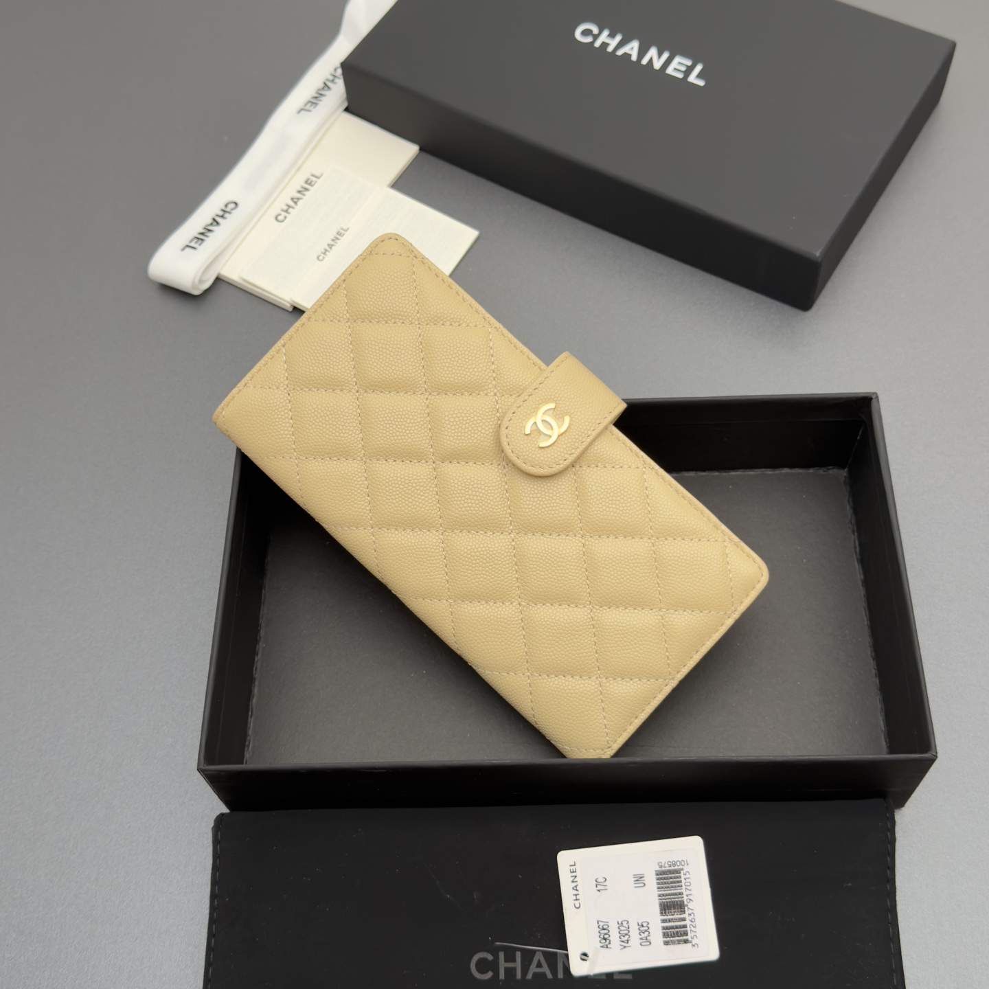 Chanel 샤넬 퀼팅 롱 월렛 지갑 복제