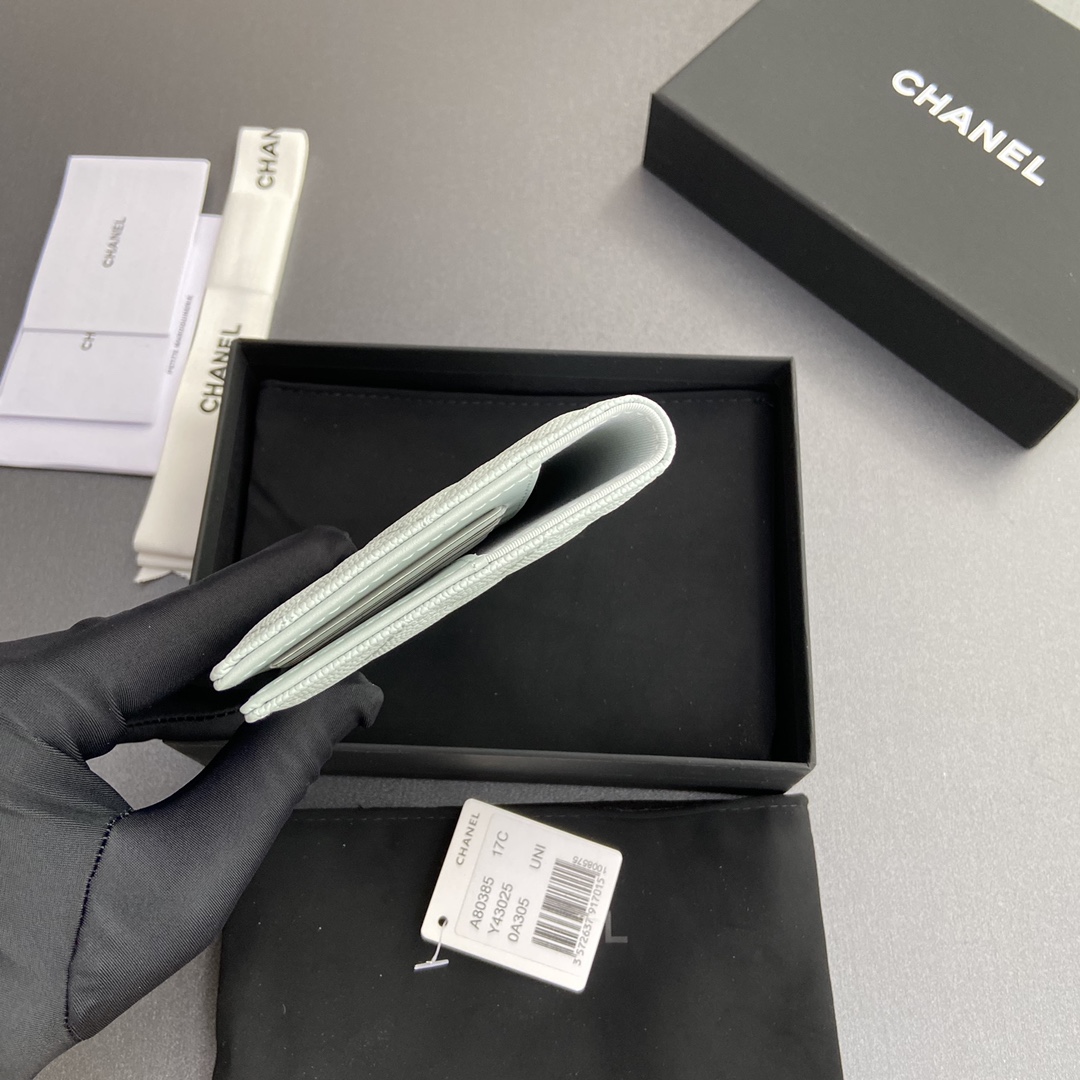 [Chanel] 샤넬 램스킨 퀼팅 패스포트 홀더/여권 지갑