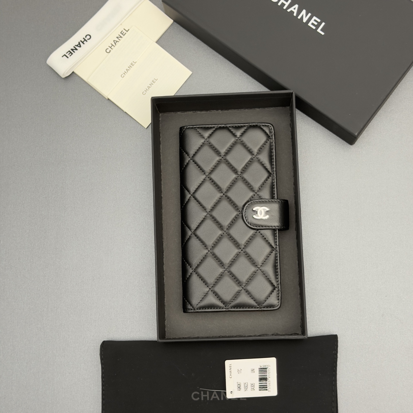 Chanel 샤넬 퀼팅 롱 월렛 지갑 복제
