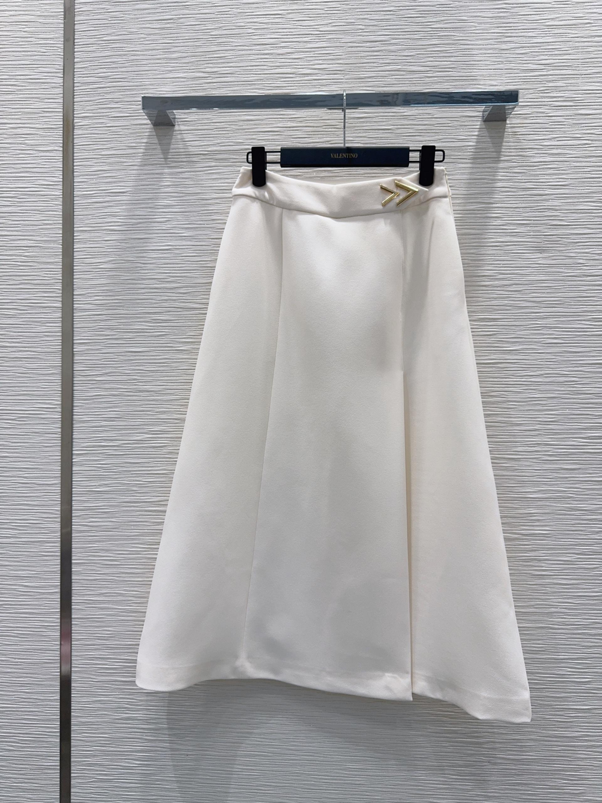 Valentino 발렌티노 하이엔드 수입 원단 롱 스커트 치마 의류