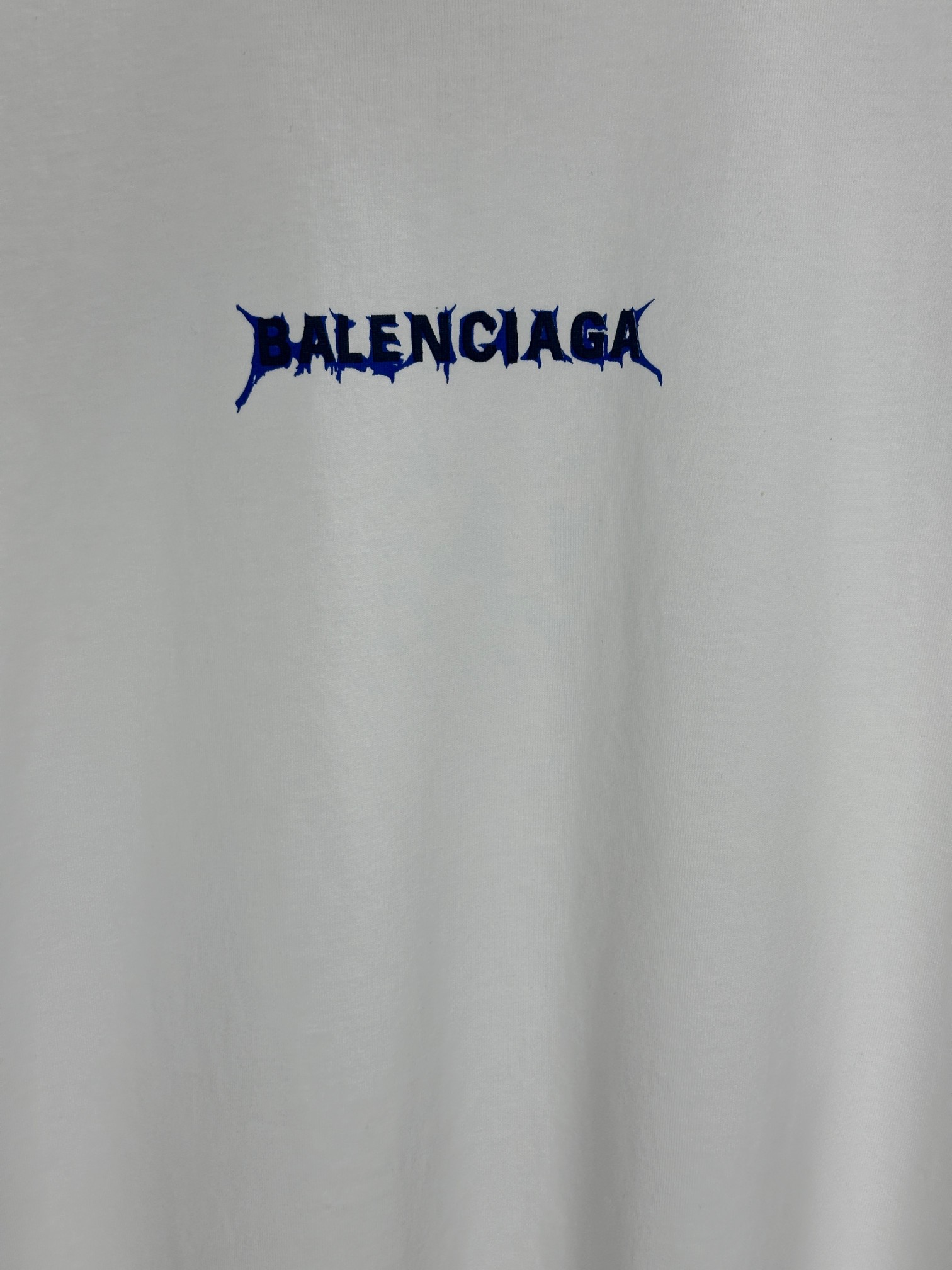 발렌시아가(BALENCIAGA) 레터링 프린트 반팔 티셔츠 의류