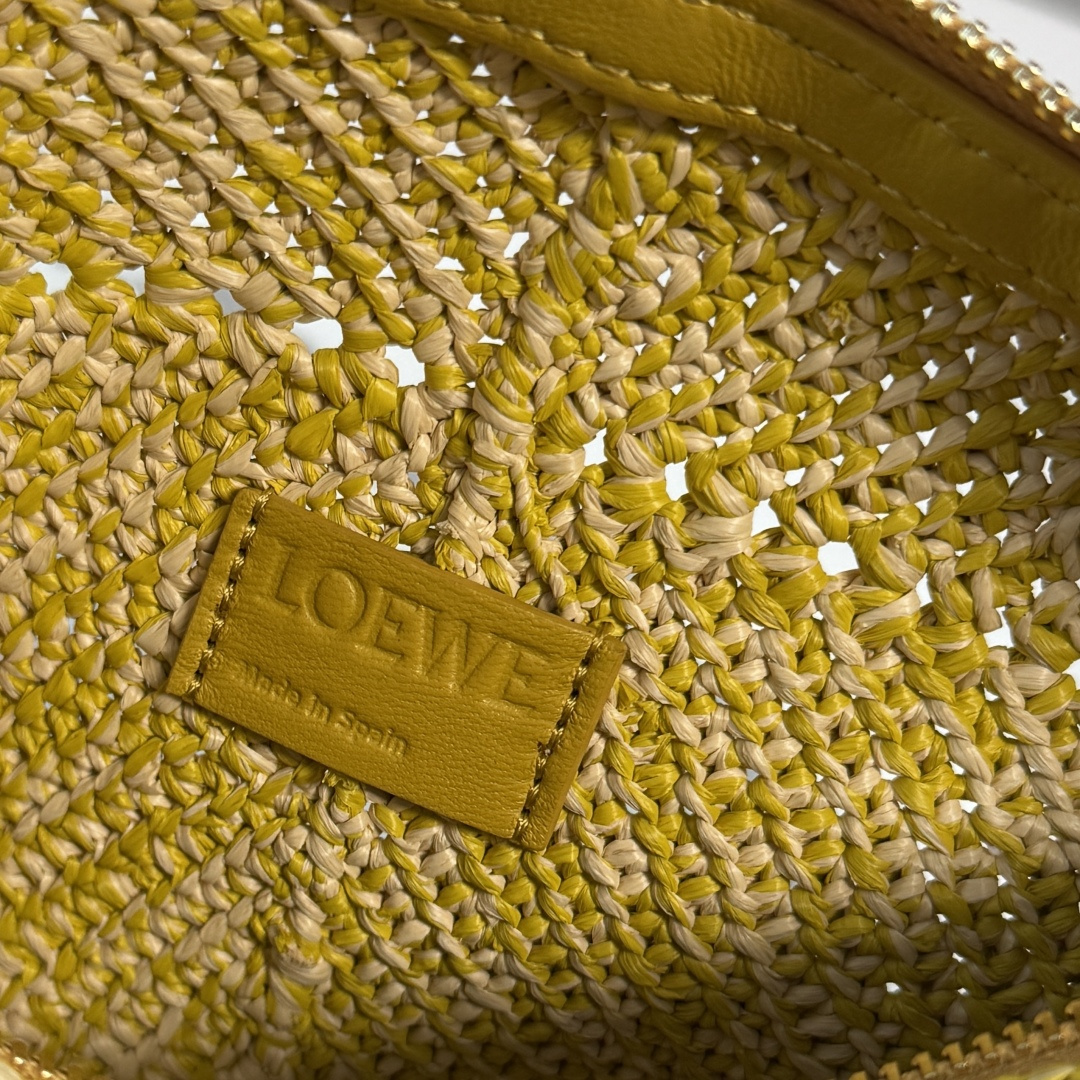 LOEWE 로에베 미니 클래식 카프스킨 & 라피아 칼라 백 가방 / 11268