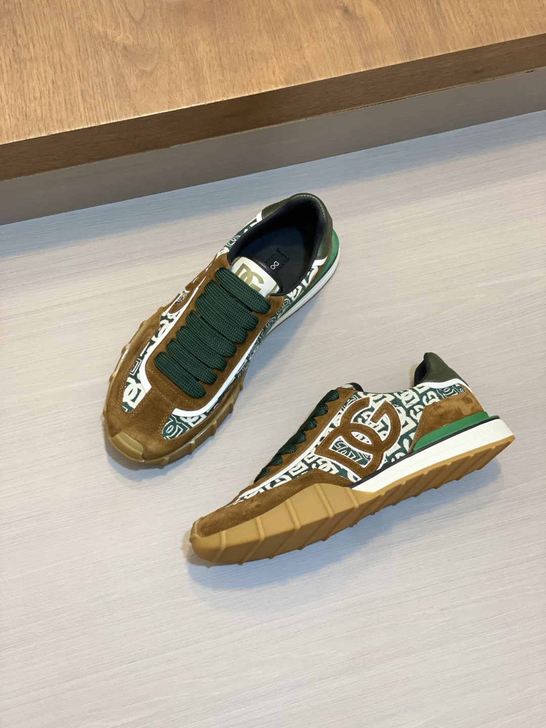 [Dolce & Gabbana] D&G 돌체앤가바나 프리미엄 믹스드 레더 럭셔리 스니커즈 신발