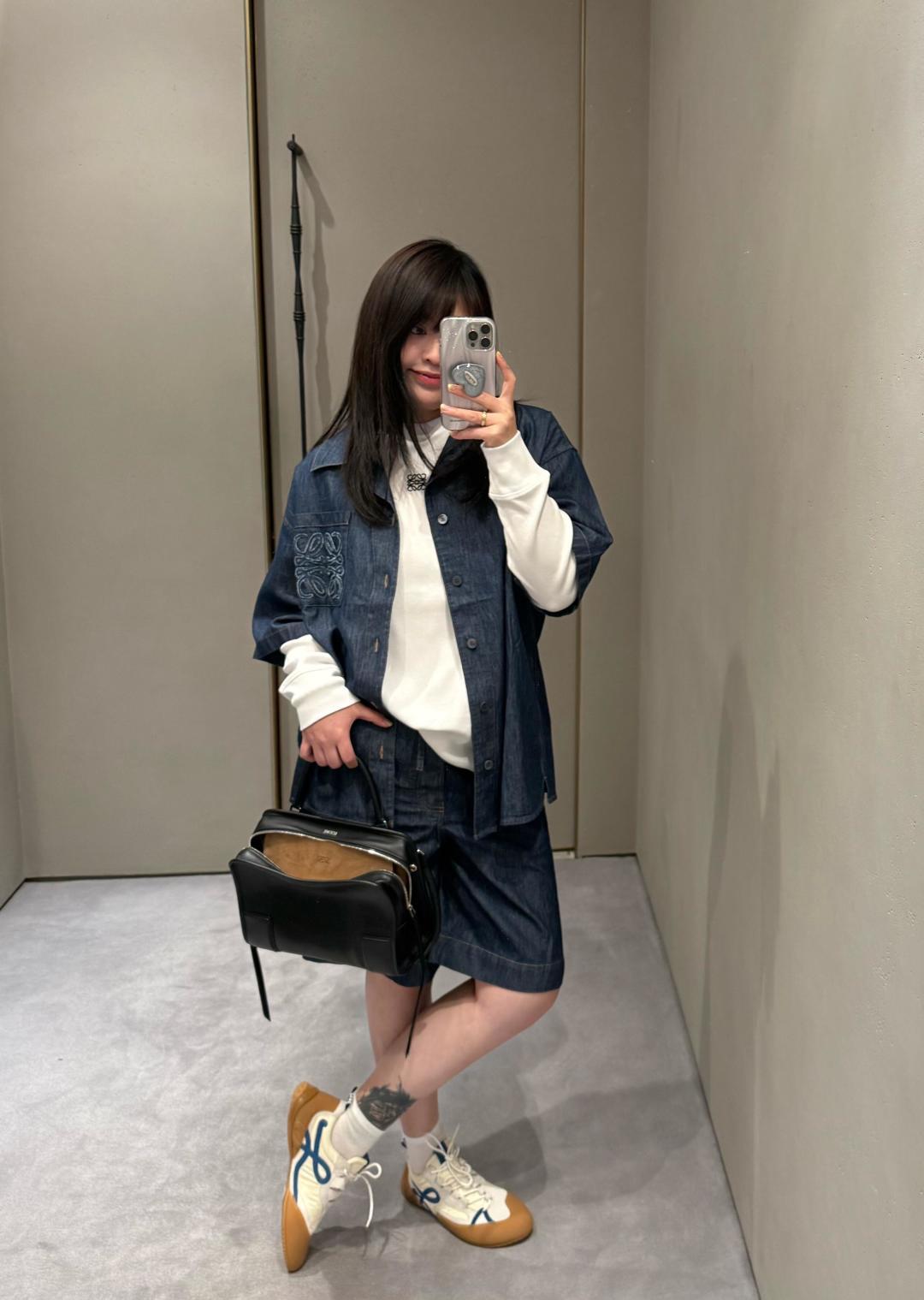 Loewe 로에베 아마조나(Amazona) 180 미디엄 소프트 레더 백 가방