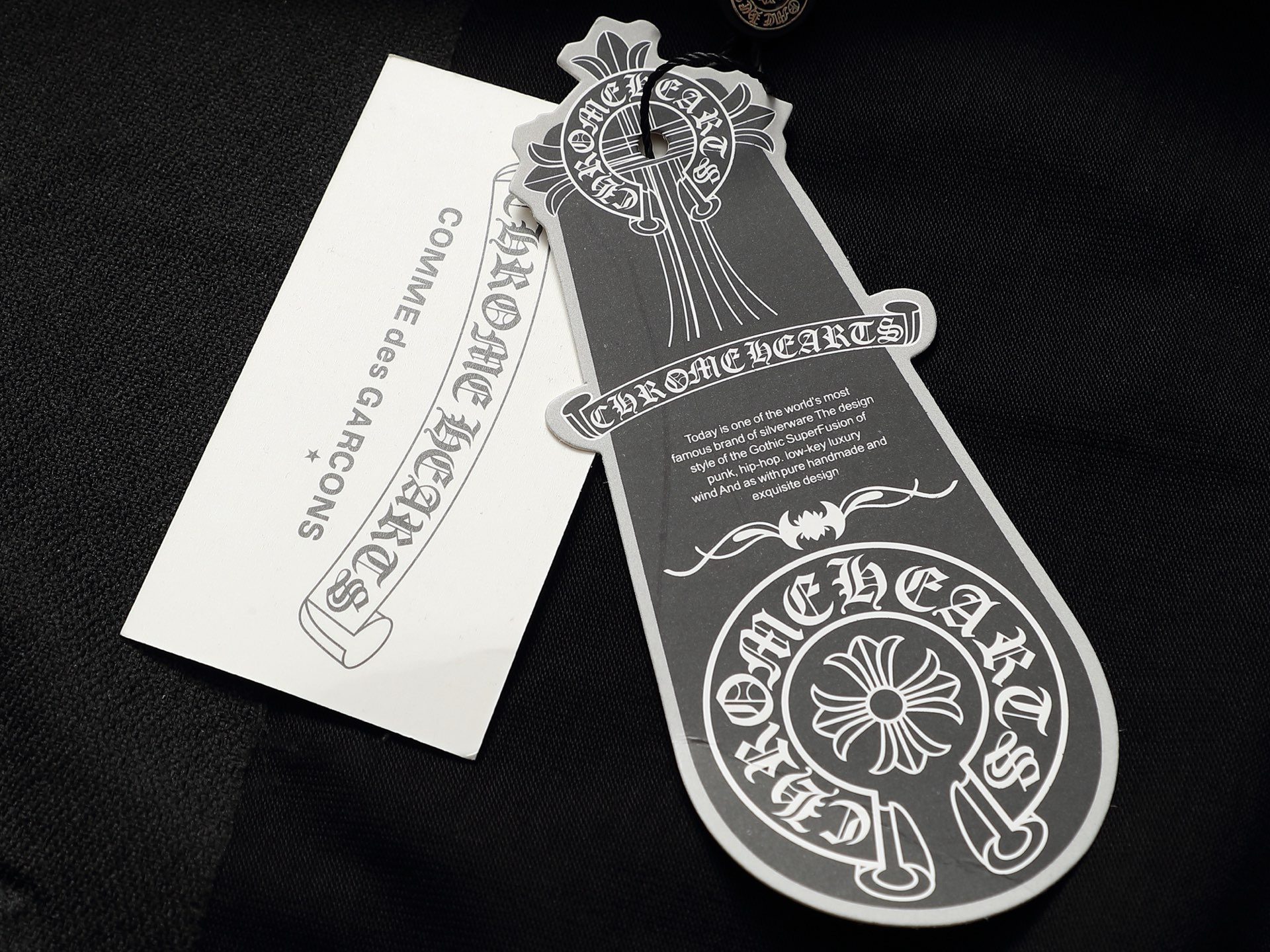 크롬하츠(CHROME HEARTS) 크로스 패치 자수 반팔 티셔츠 상의 의류