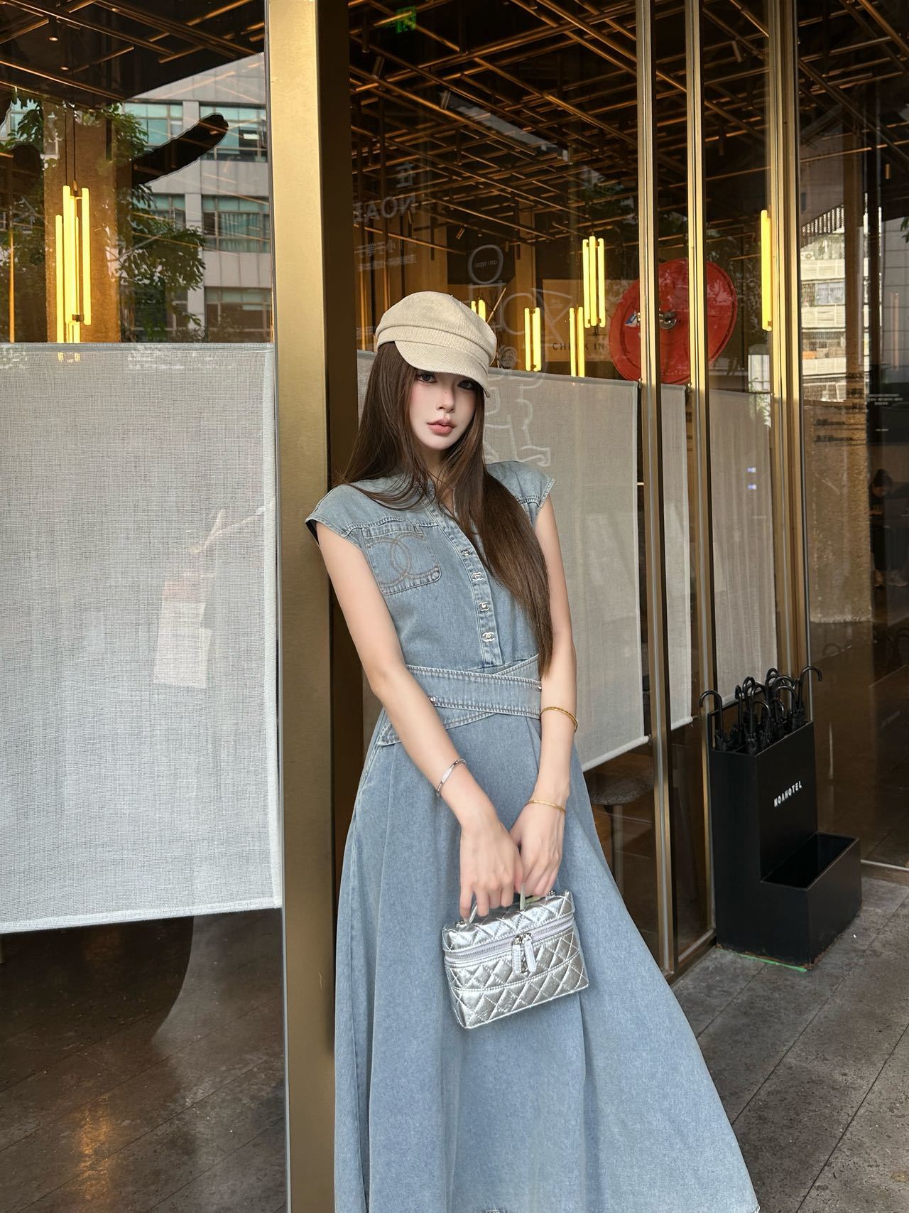 [Chanel] 샤넬 프리미엄 데님 롱 원피스 의류