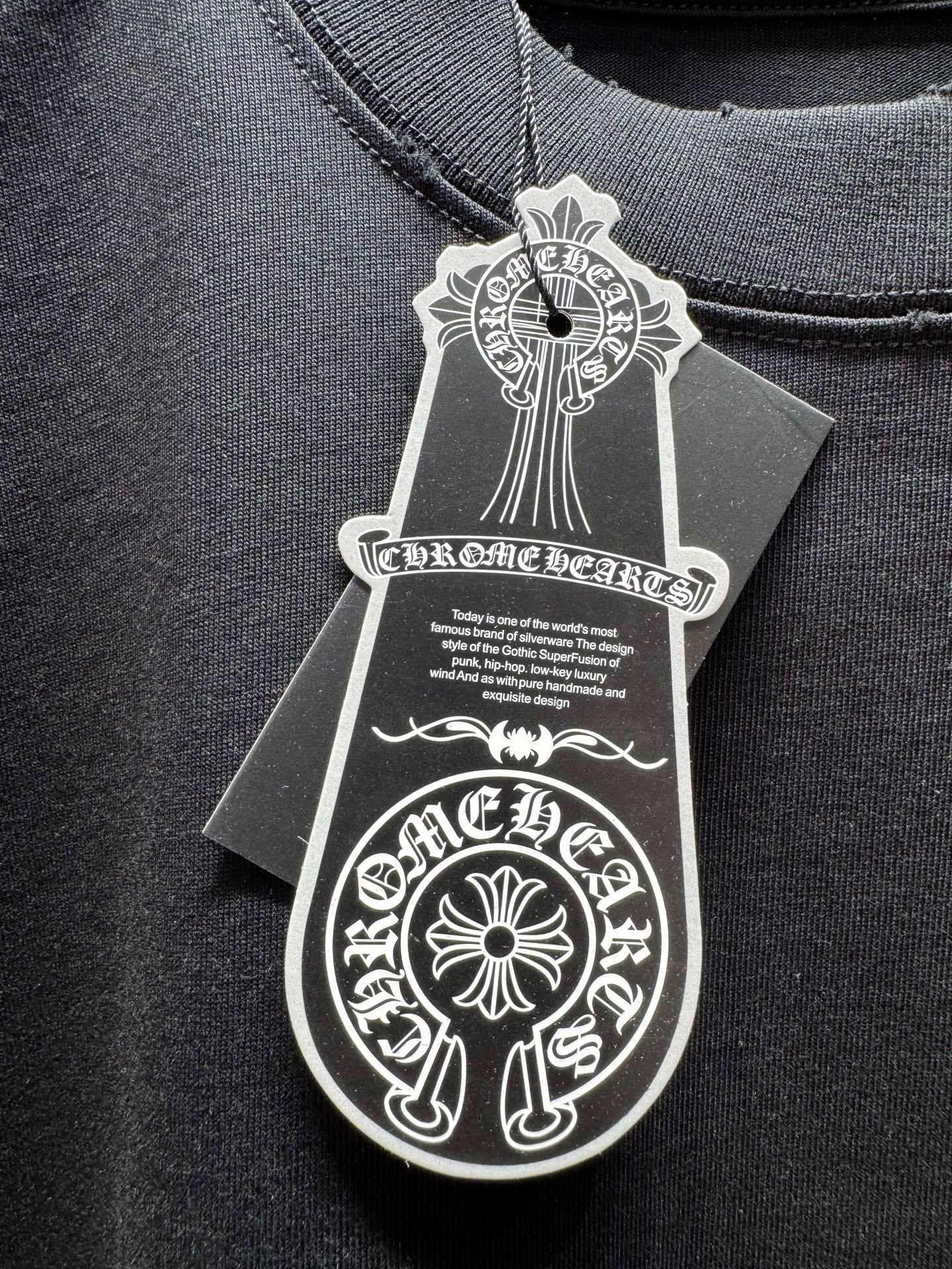 크롬하츠(CHROME HEARTS) 빈티지 호스슈 그래픽 반팔 티셔츠 상의 의류